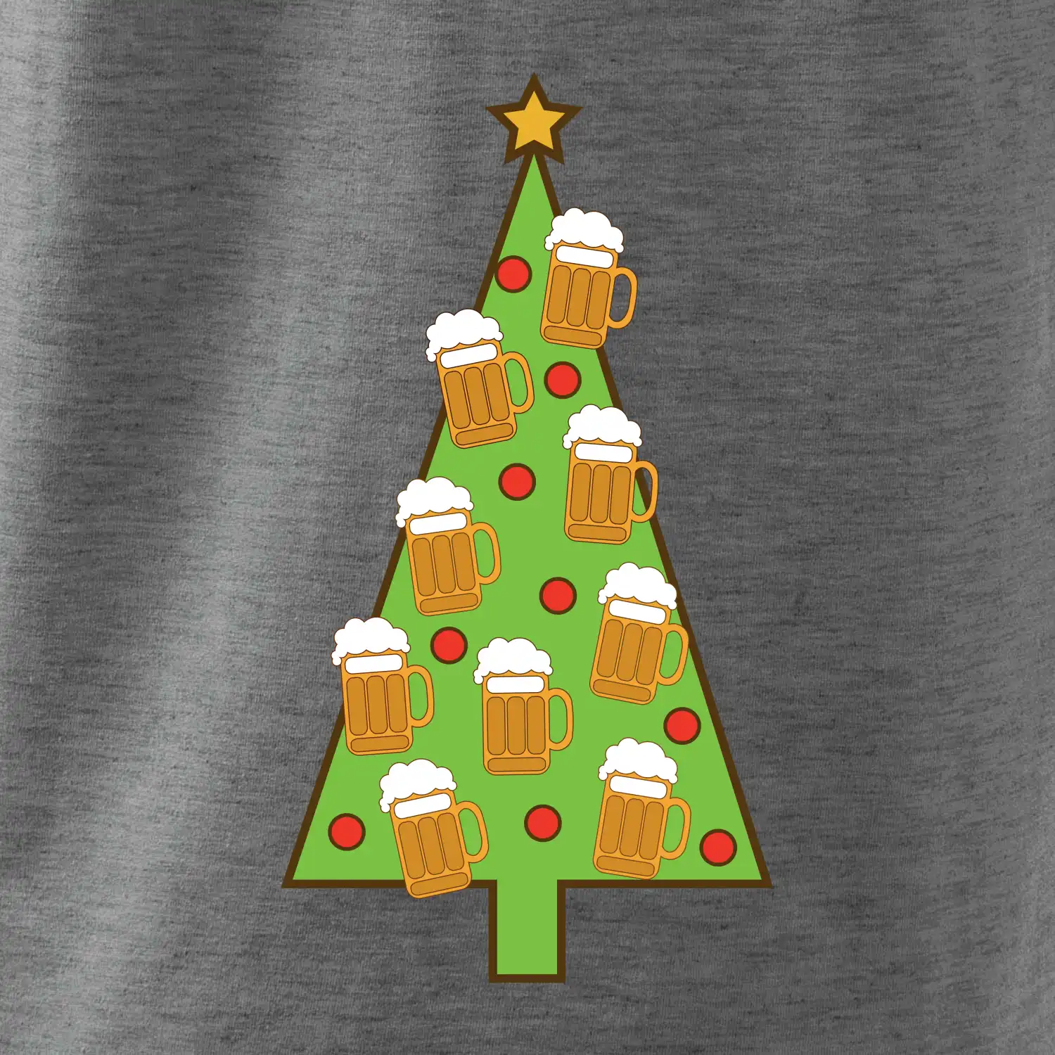 Nic více nepotřebuji - stromeček a pivo (Pecka design)