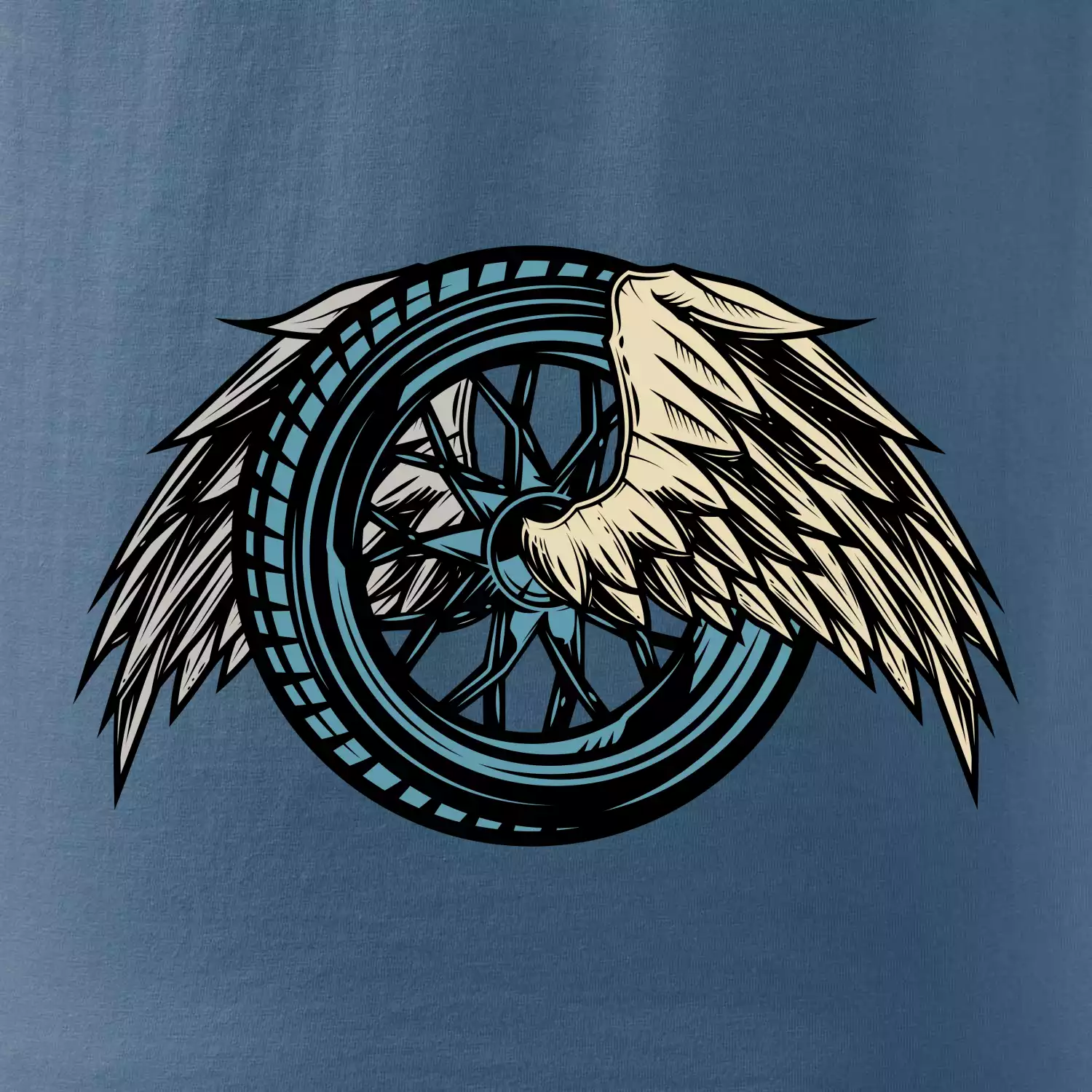 Moto kolo s křídly