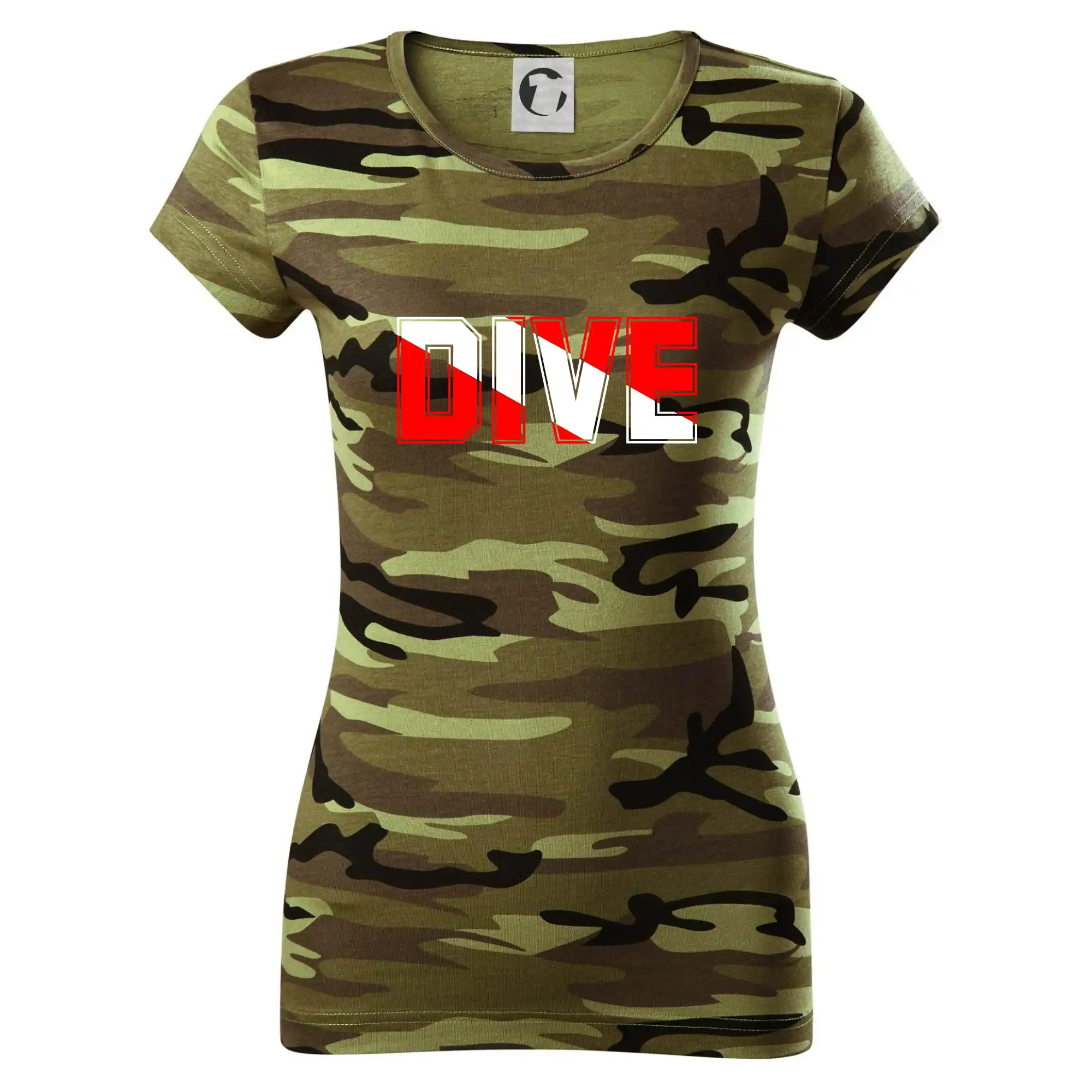 Dive nápis vlajka
