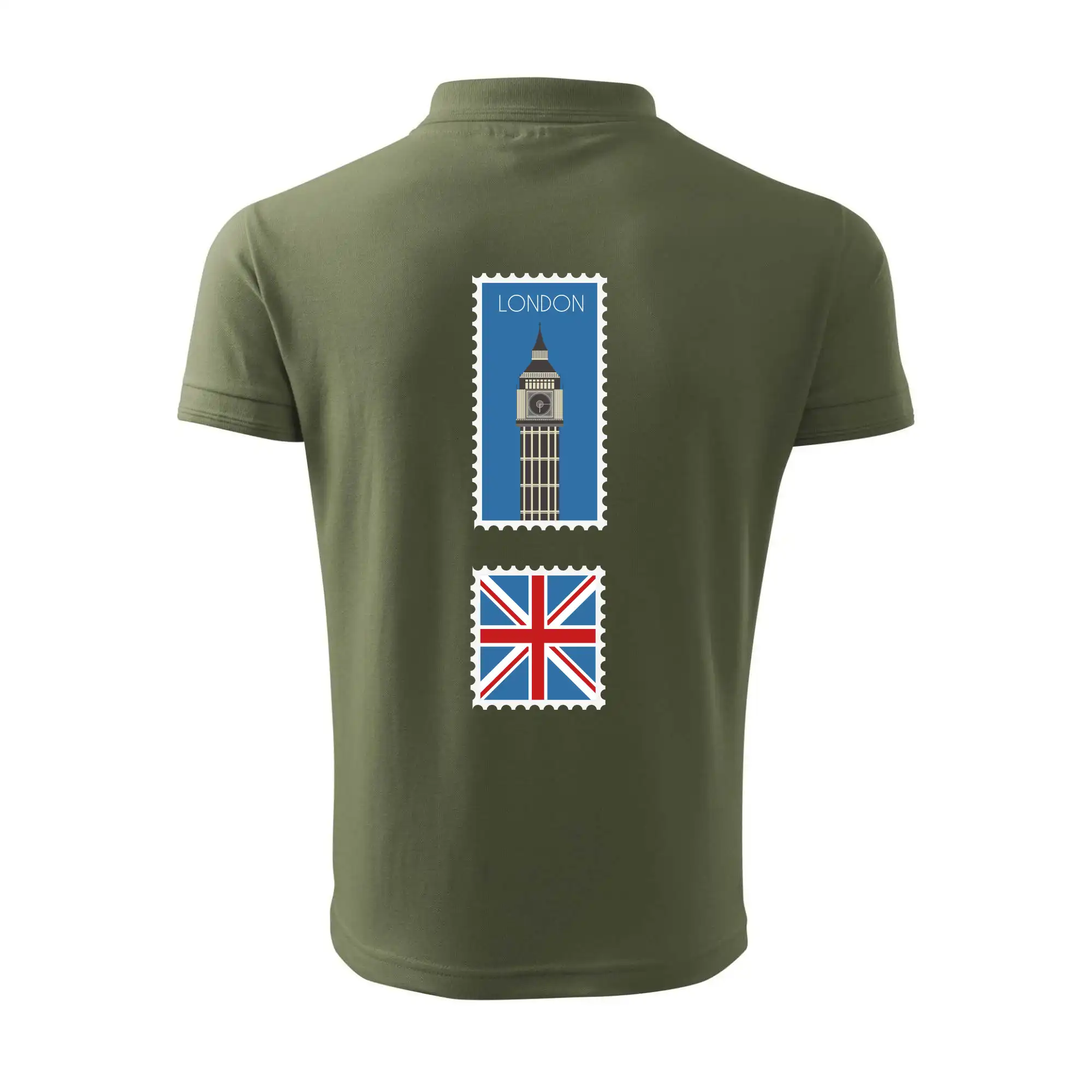 Londýn známka barevná