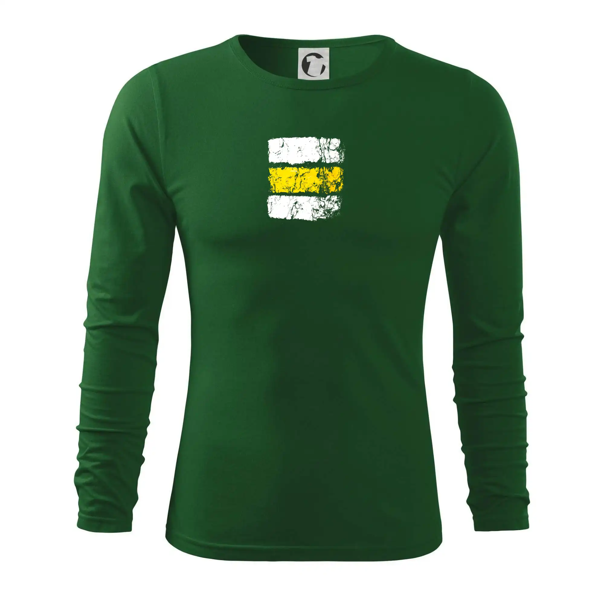Trička pre cestovateľov - Turistická značka - žltá - Tričko s dlhým rukávom FIT-T long sleeve