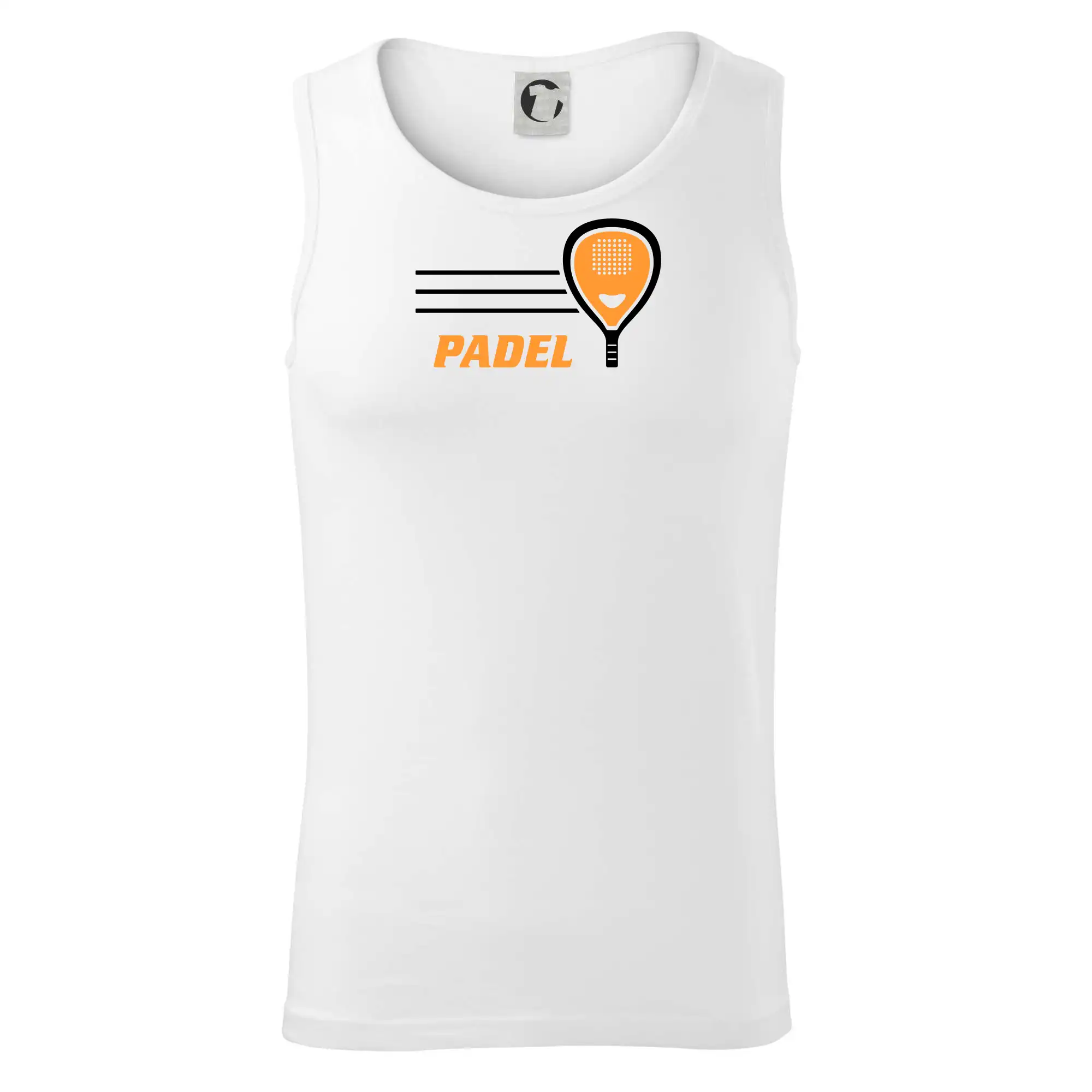 Padel - oranžová raketa