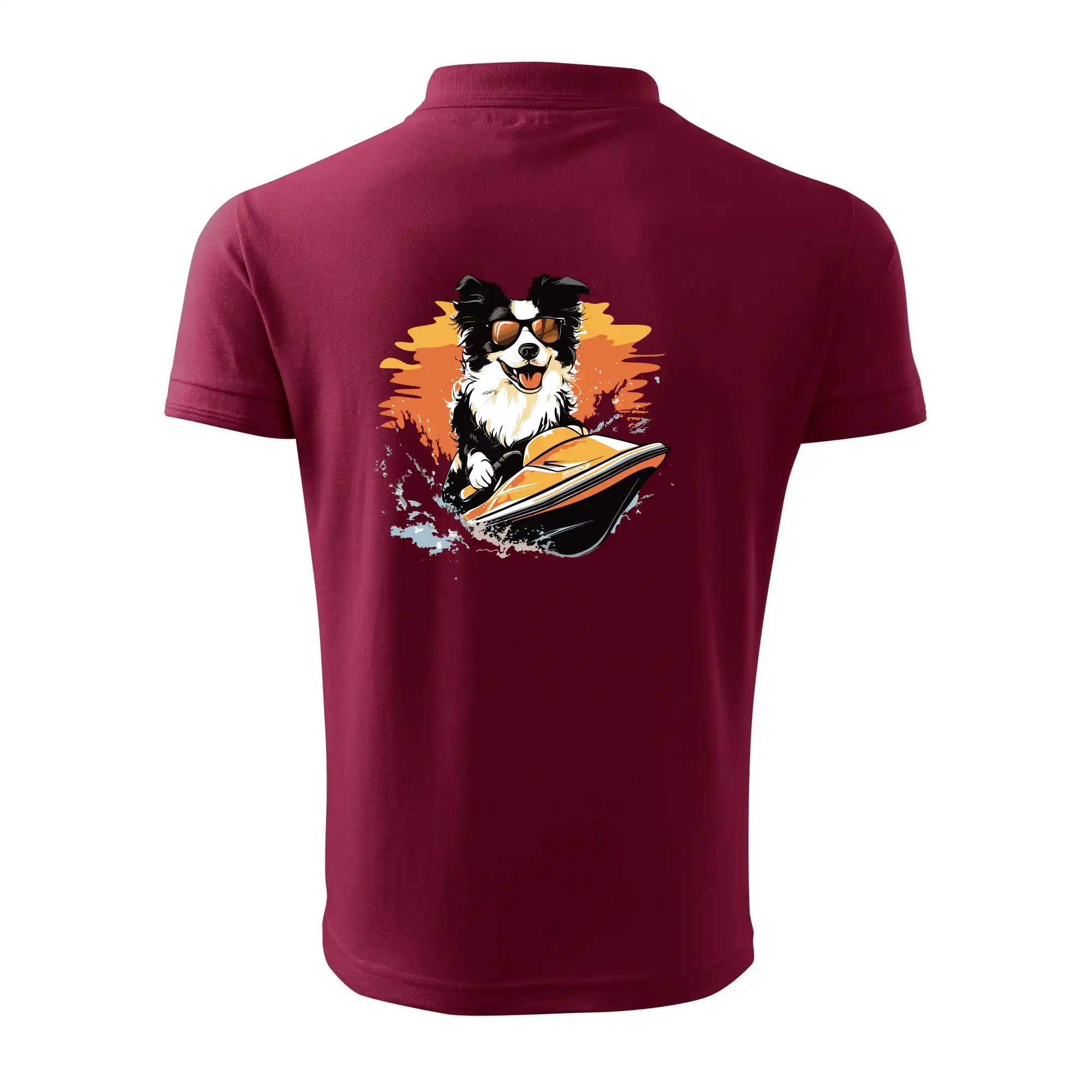 Border Kolie na vodním skútru