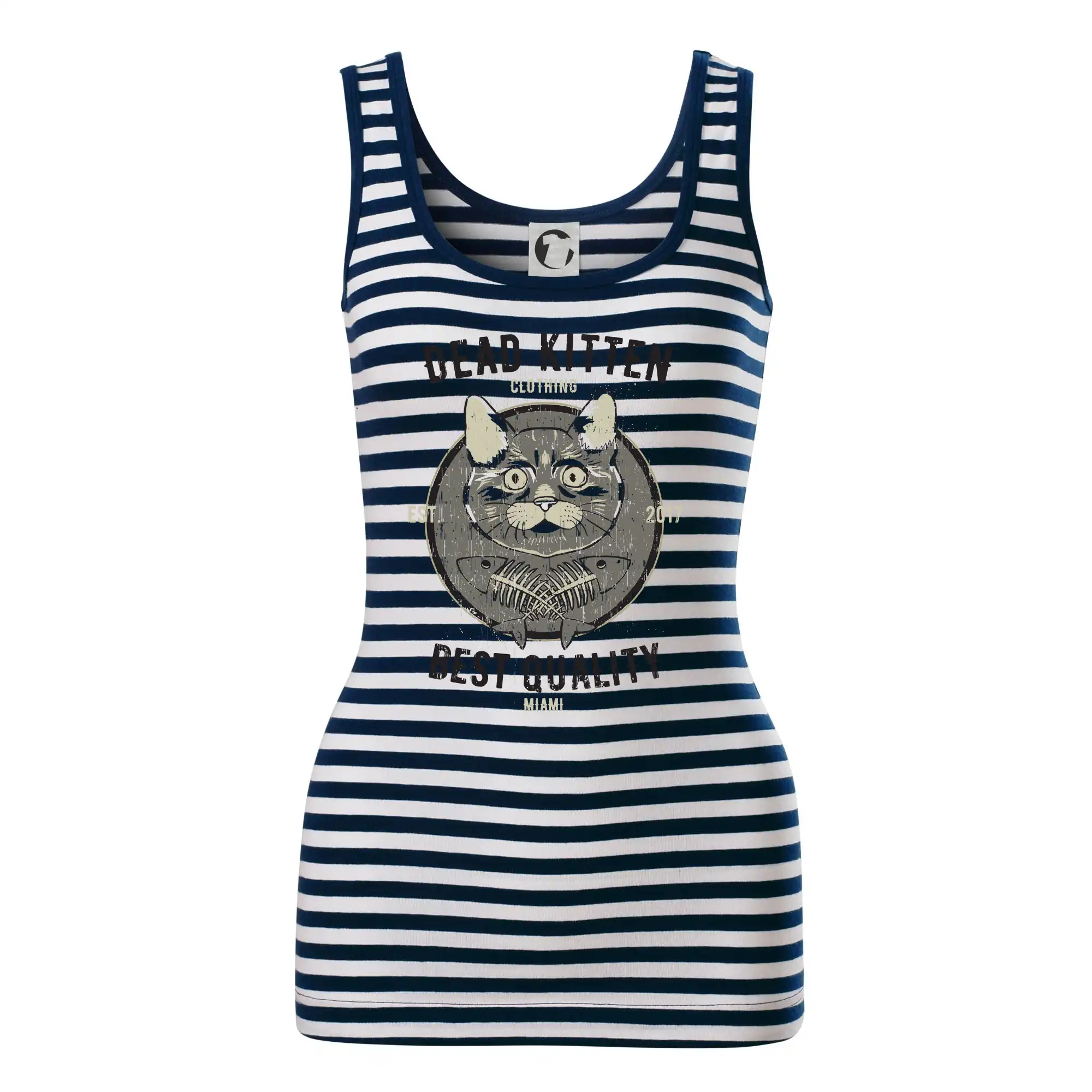 Vtipná tričká s mačkou - Cat deadkitten - Sailor tielko na vodu