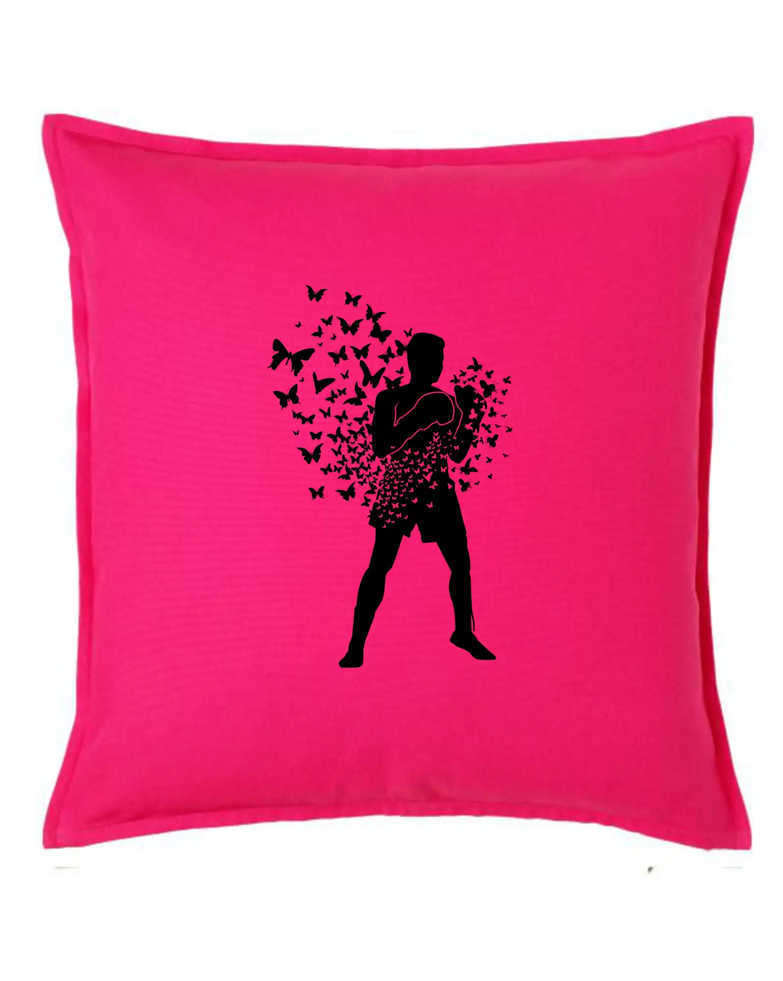 Tričká na box - Float Like Butterfly Sting Like Bee - Vankúš 50x50