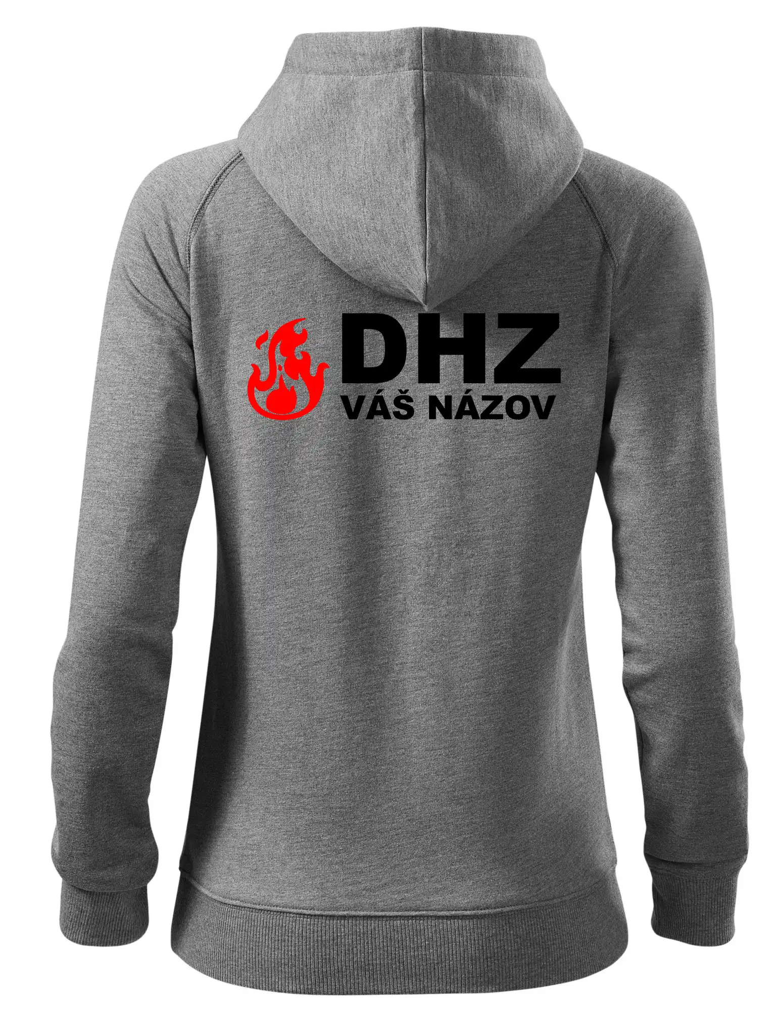 DHZ (oheň, firesport, názov sboru - vlastný nápis)