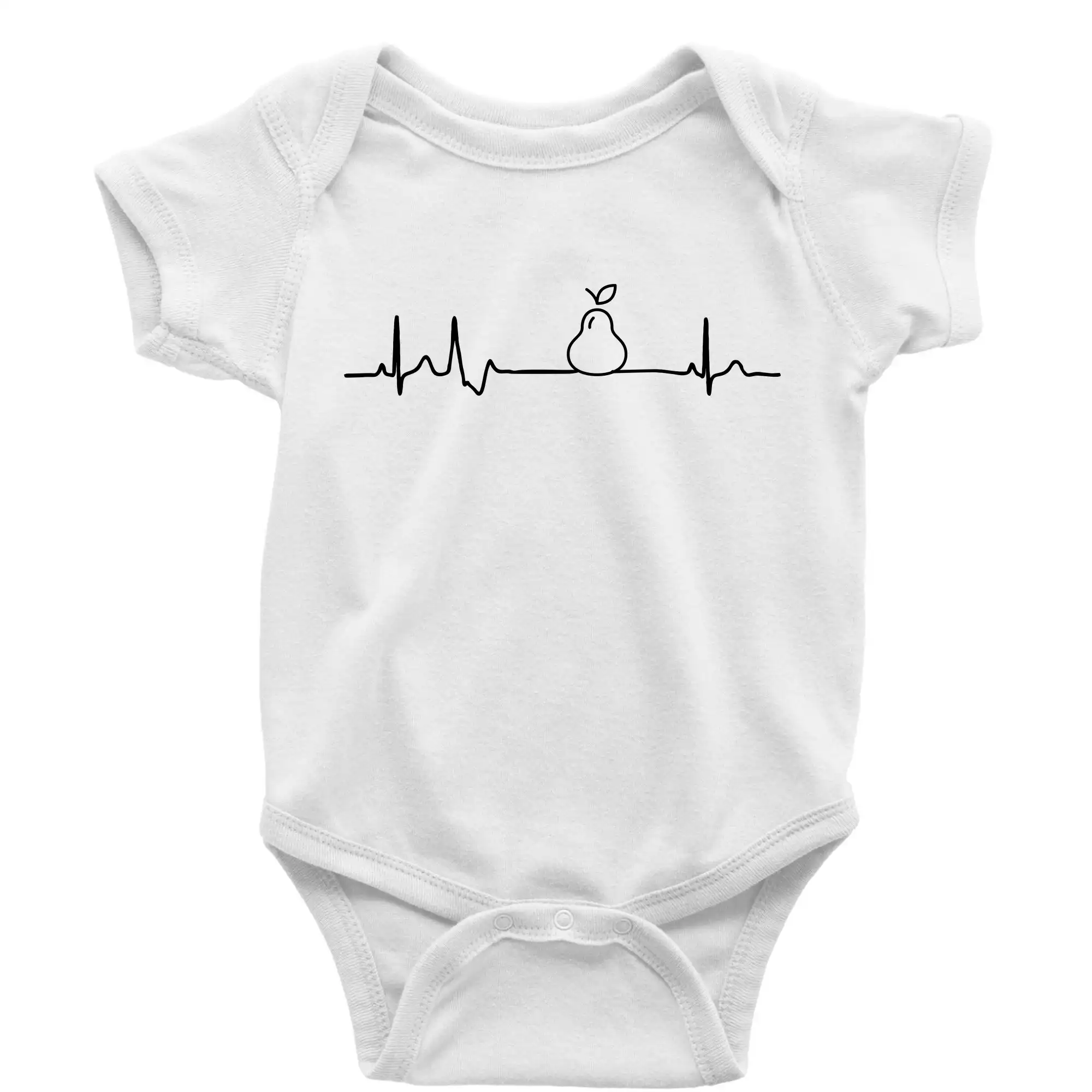 Hruška EKG - Body dojčenské s krátkym rukávom