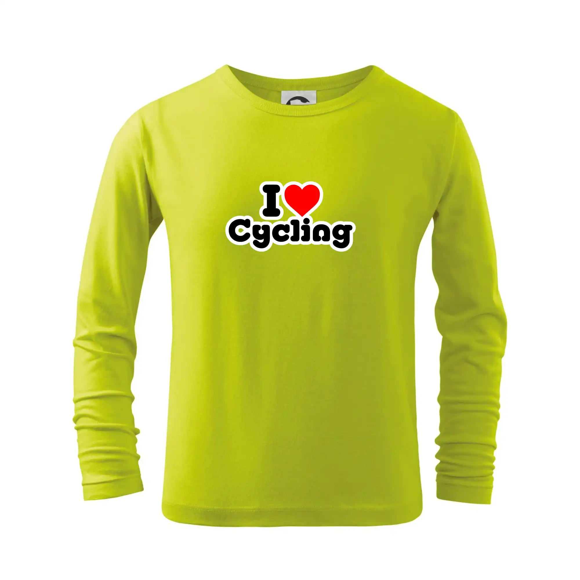 Tričko ako darček pre cyklistu - I love cycling - Tričko detské Long Sleeve
