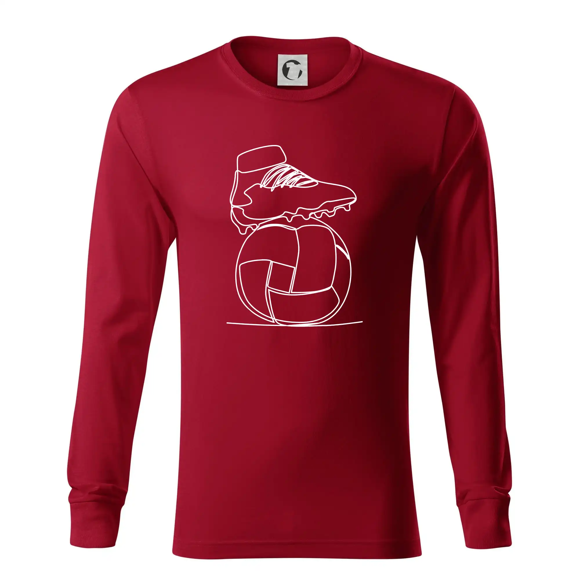 Fotbalový míč kopačka jedním tahem