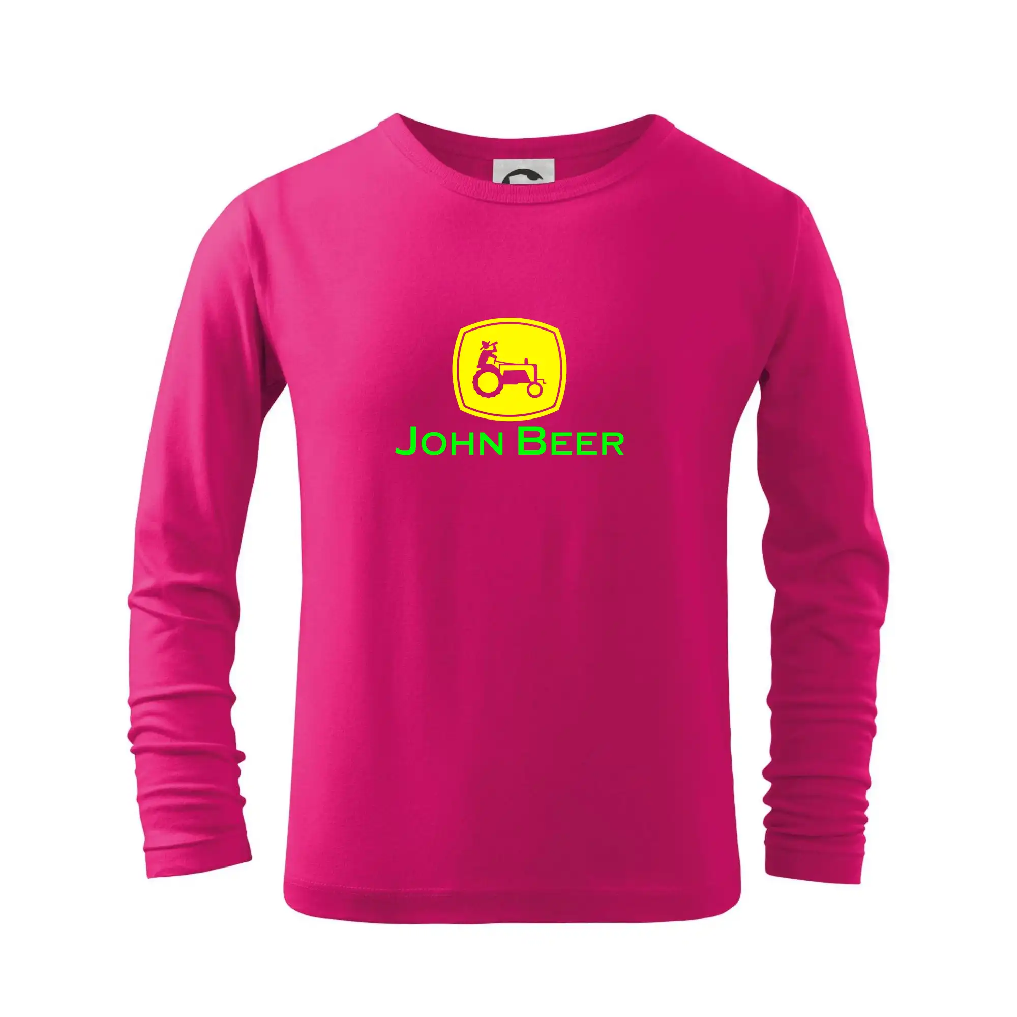John Beer traktor - Tričko detské Long Sleeve