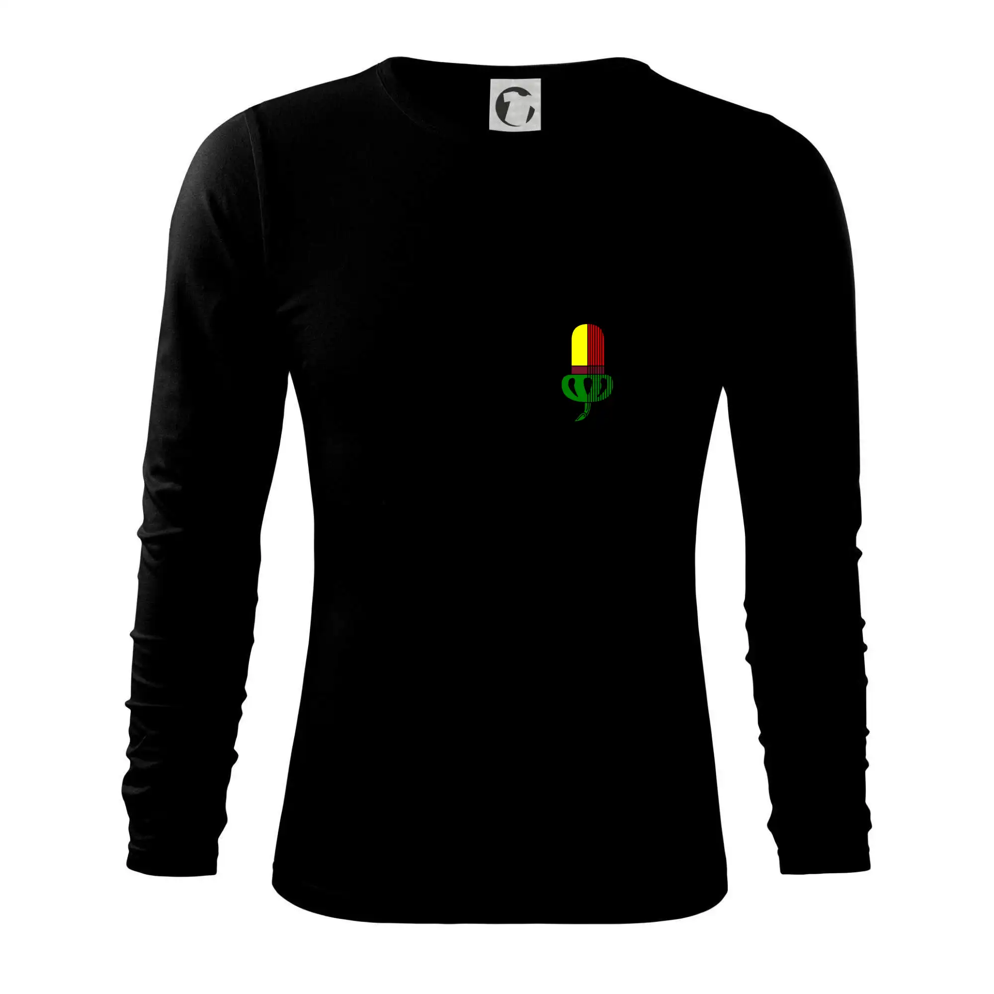 Tričká a mikiny so spoločenskými hrami  - Prší - Žaludy - prso - Tričko s dlhým rukávom FIT-T long sleeve