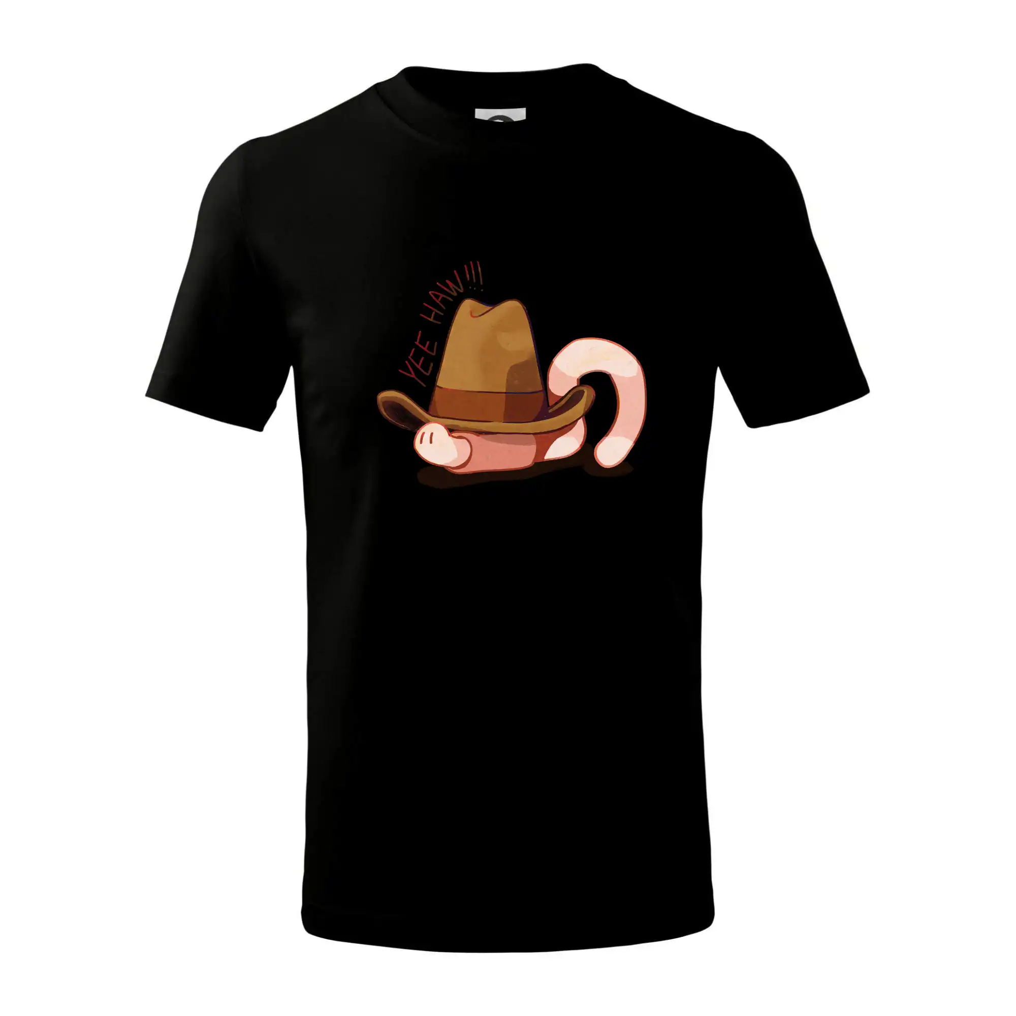 Grafické tričká - Dážďovka cowboy (Alexis Citrine) - Tričko detské bavlnené