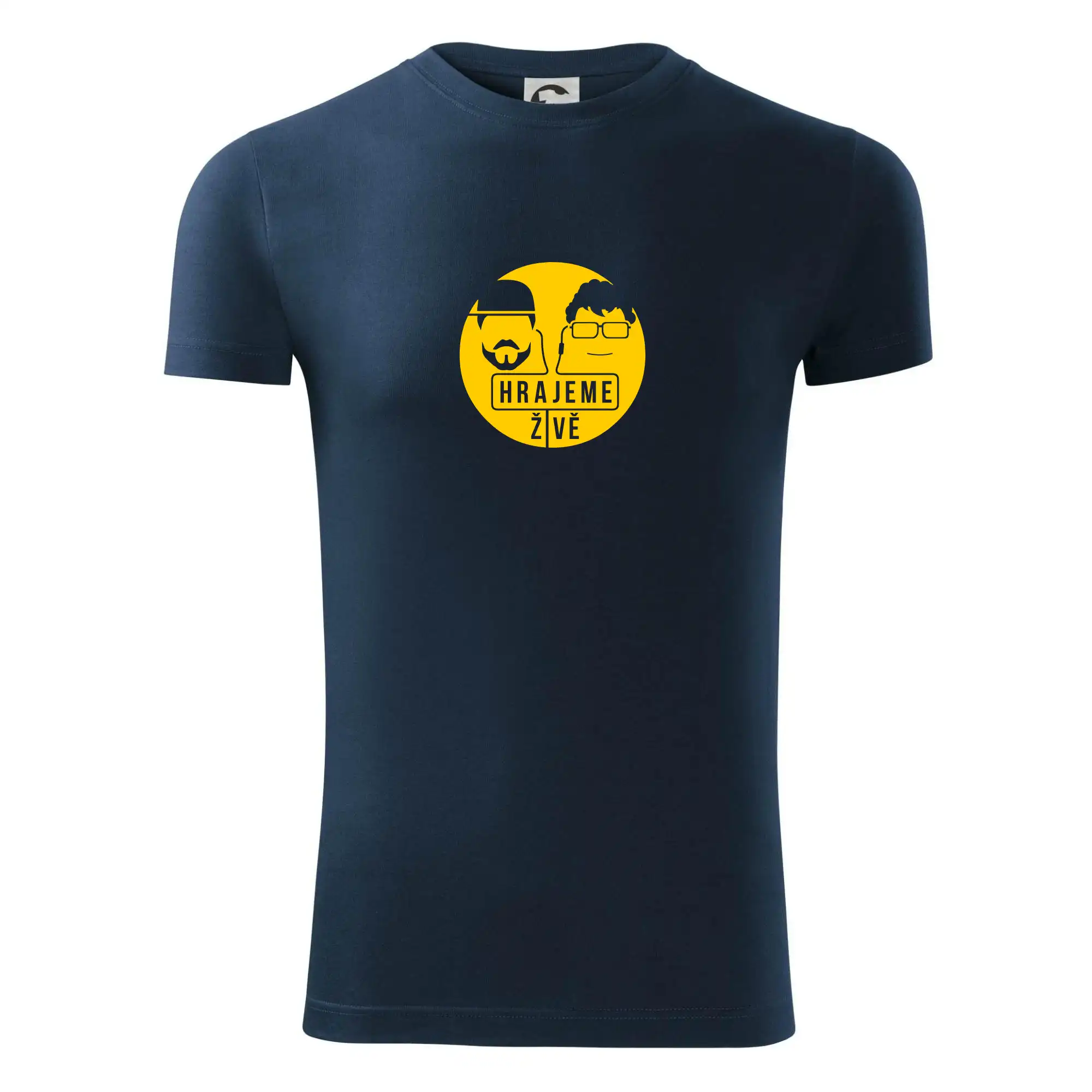 Tričká, mikiny a šiltovky pre Youtubery - Vortex hrajeme živě - Viper FIT - Pánske zúžené tričko