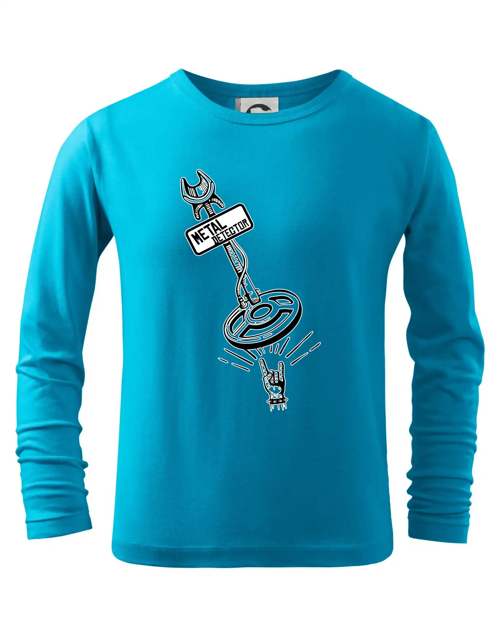 Grafické tričká - Metal detector rock - Tričko detské Long Sleeve
