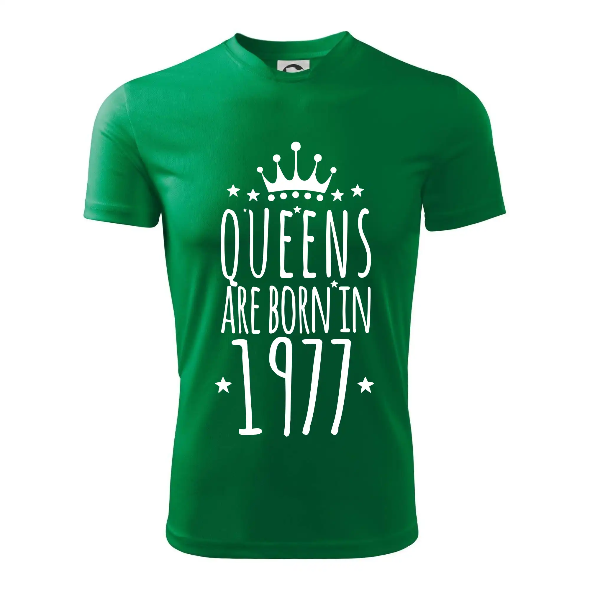 Trička s ročníkom 1977 - Queens are born in 1977 - Detské tričko športové