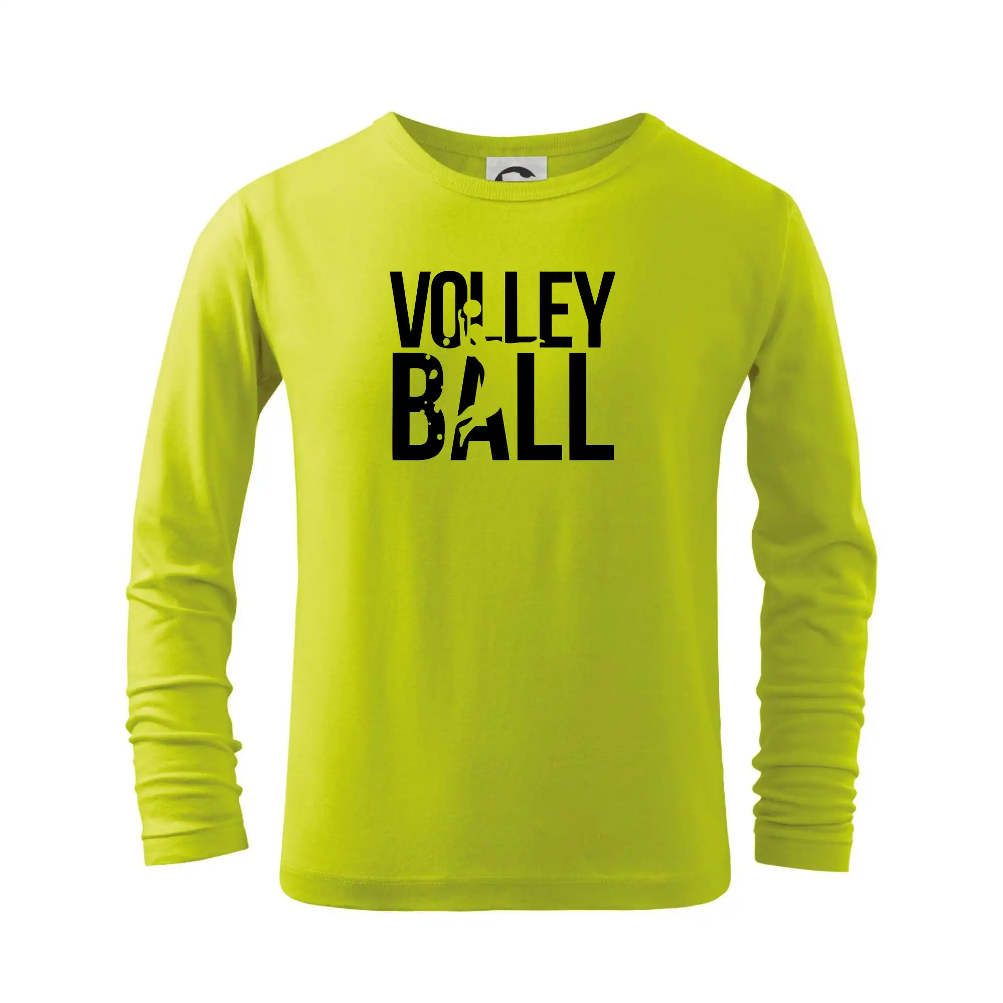 Trička na volejbal - Volleyball nápis - Tričko detské Long Sleeve