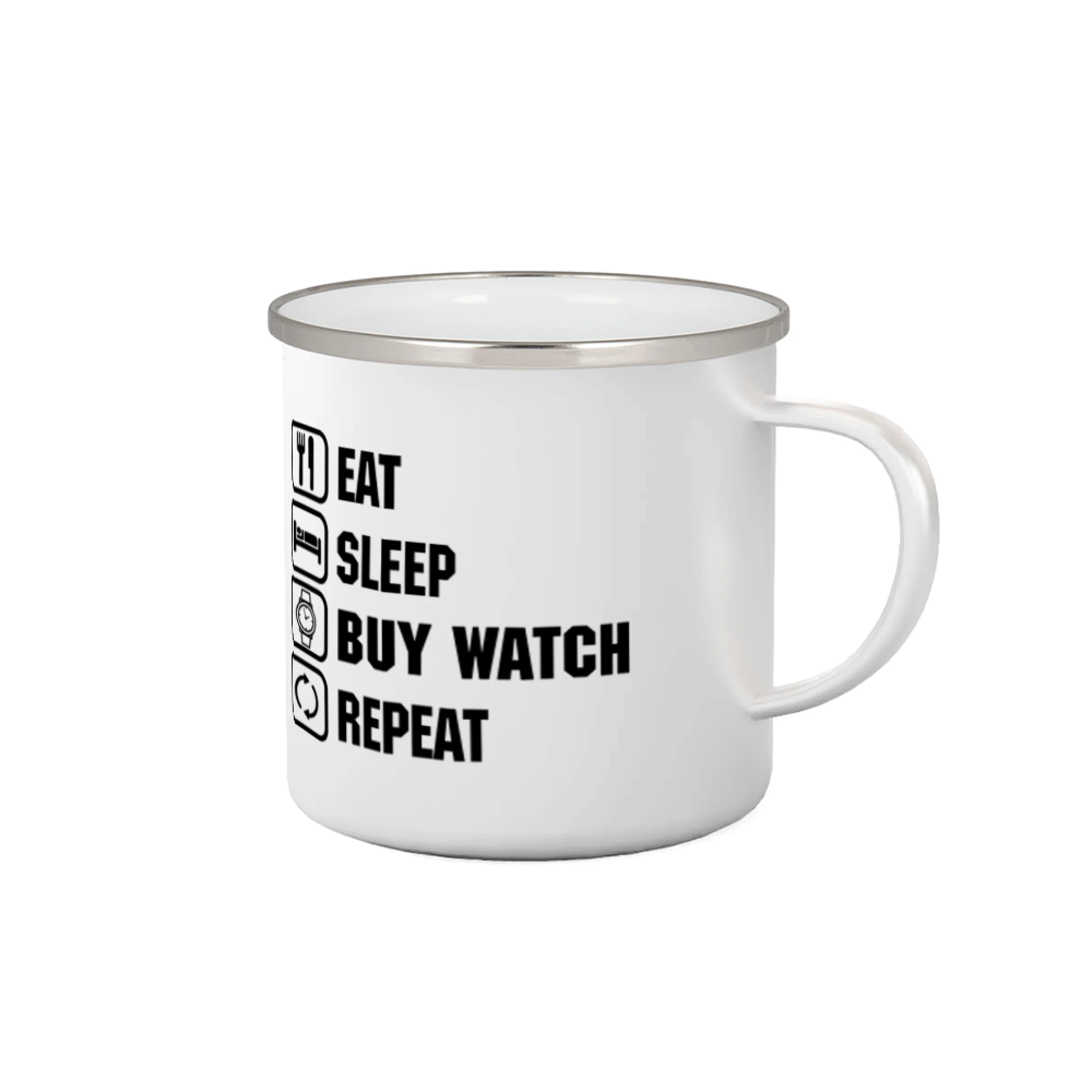 Eat sleep repeat - Eat Sleep Buy watch Repeat - Plecháčik
