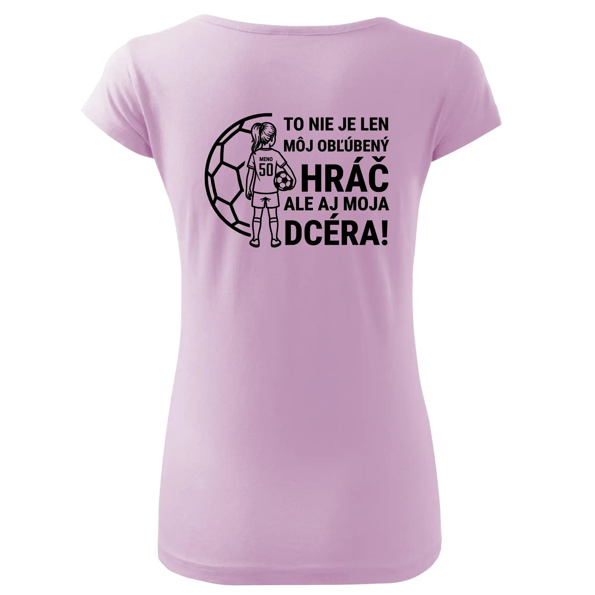 Futbalová mama - jedna dcéra (vaše meno a číslo)