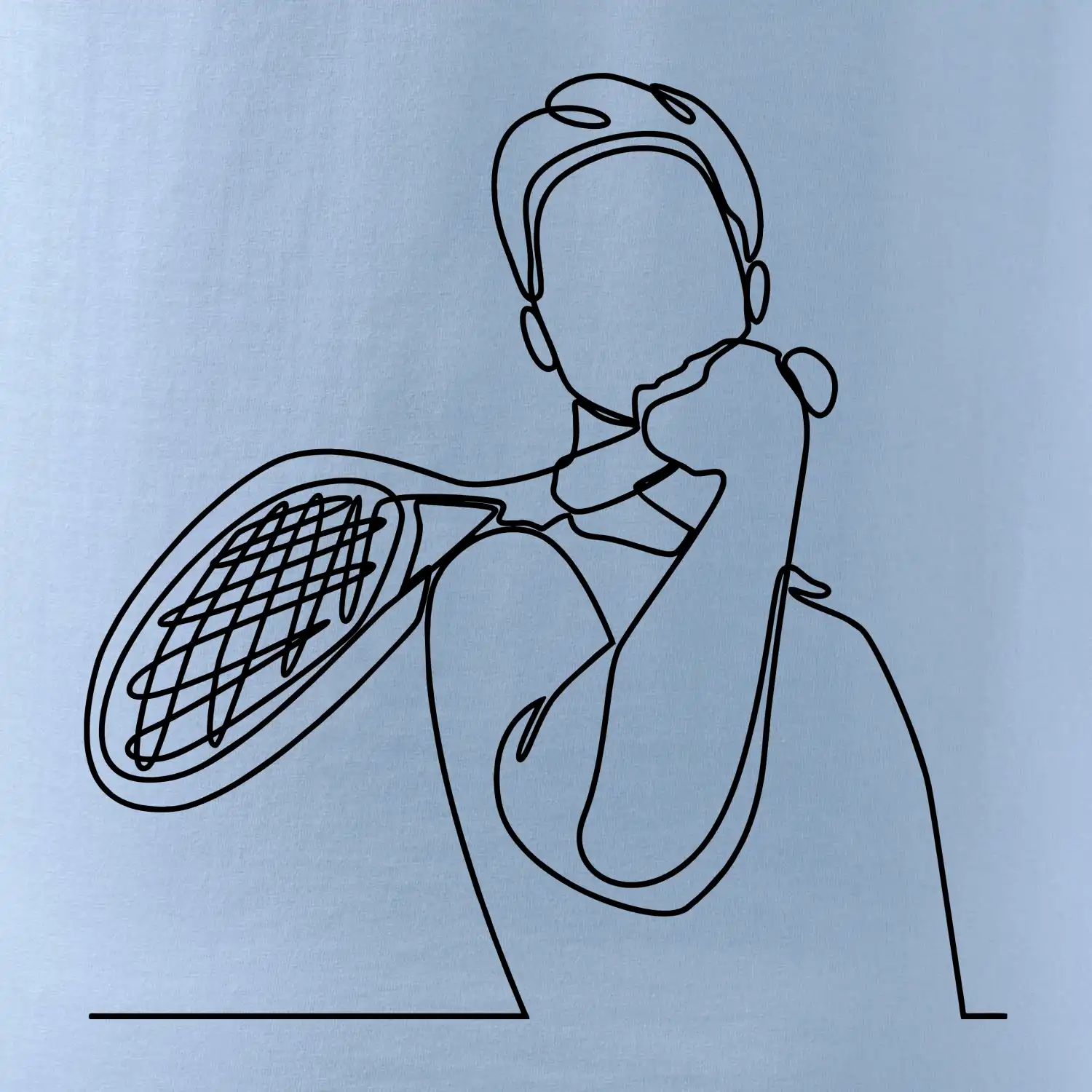 Tenista  jednim tahem