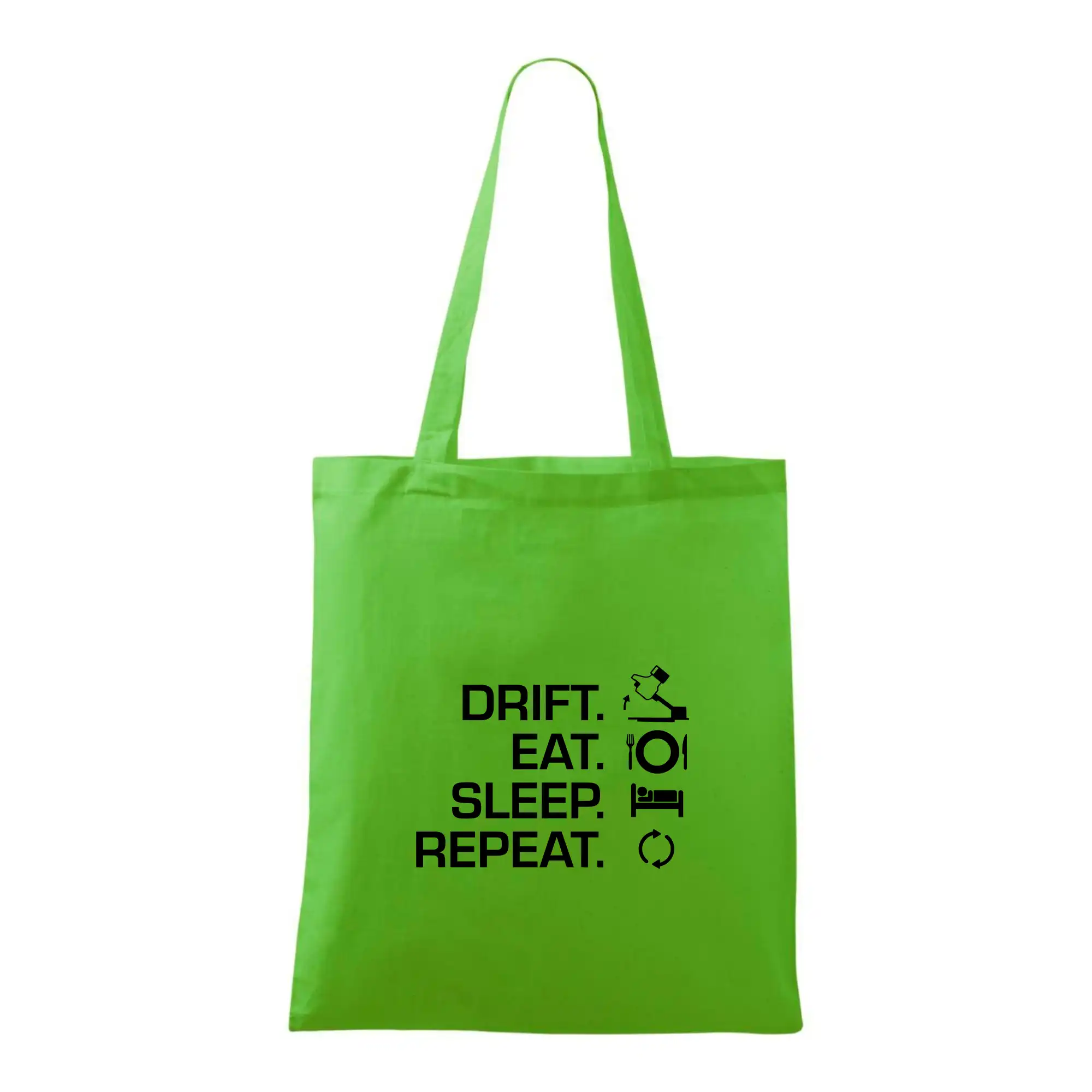 Auto tričká - Drift Eat Sleep Repeat - Taška bavlnená