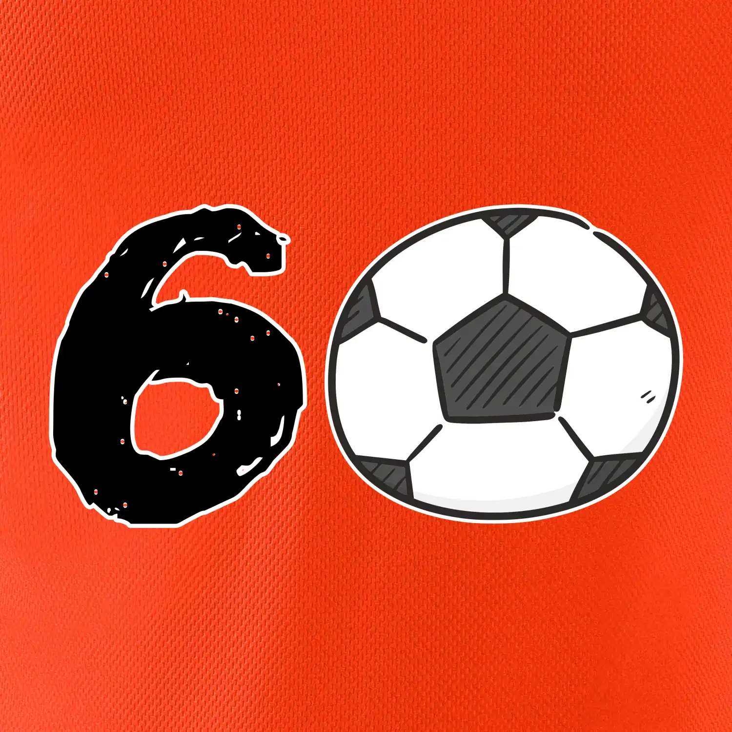 Fotbal kulaté narozeniny 60
