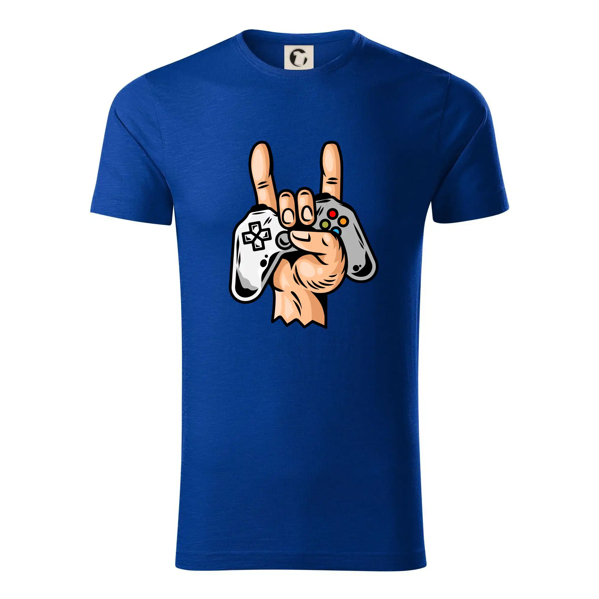 Tričká pre ajťákov - Gamer - gamepad paroháč - Tričko z organickej bavlny