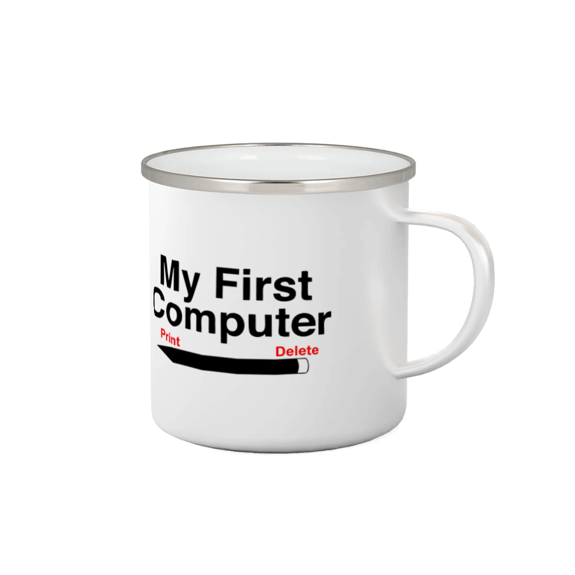 Tričká pre ajťákov - My First Computer - Plecháčik