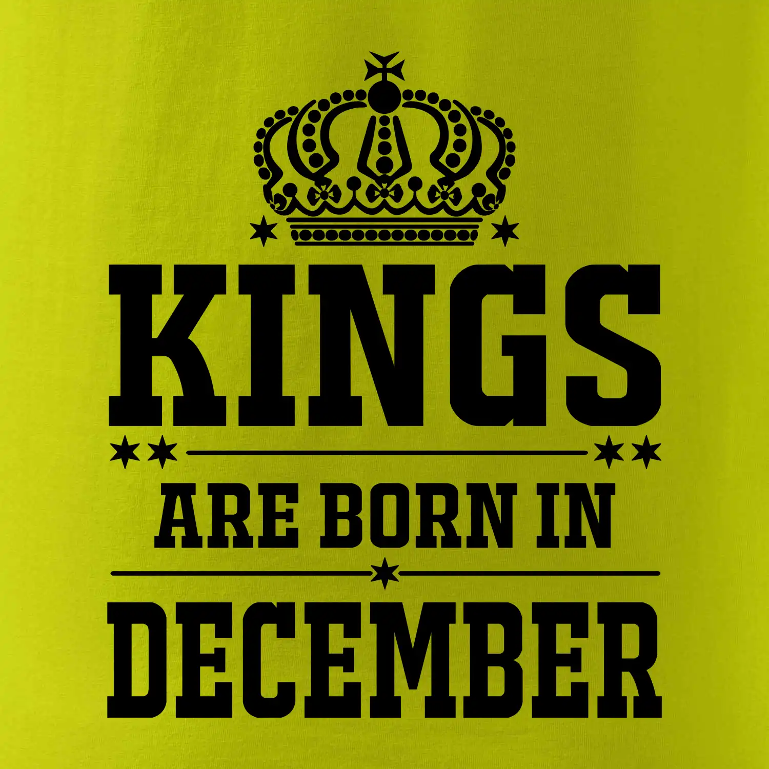 Kings are born in December