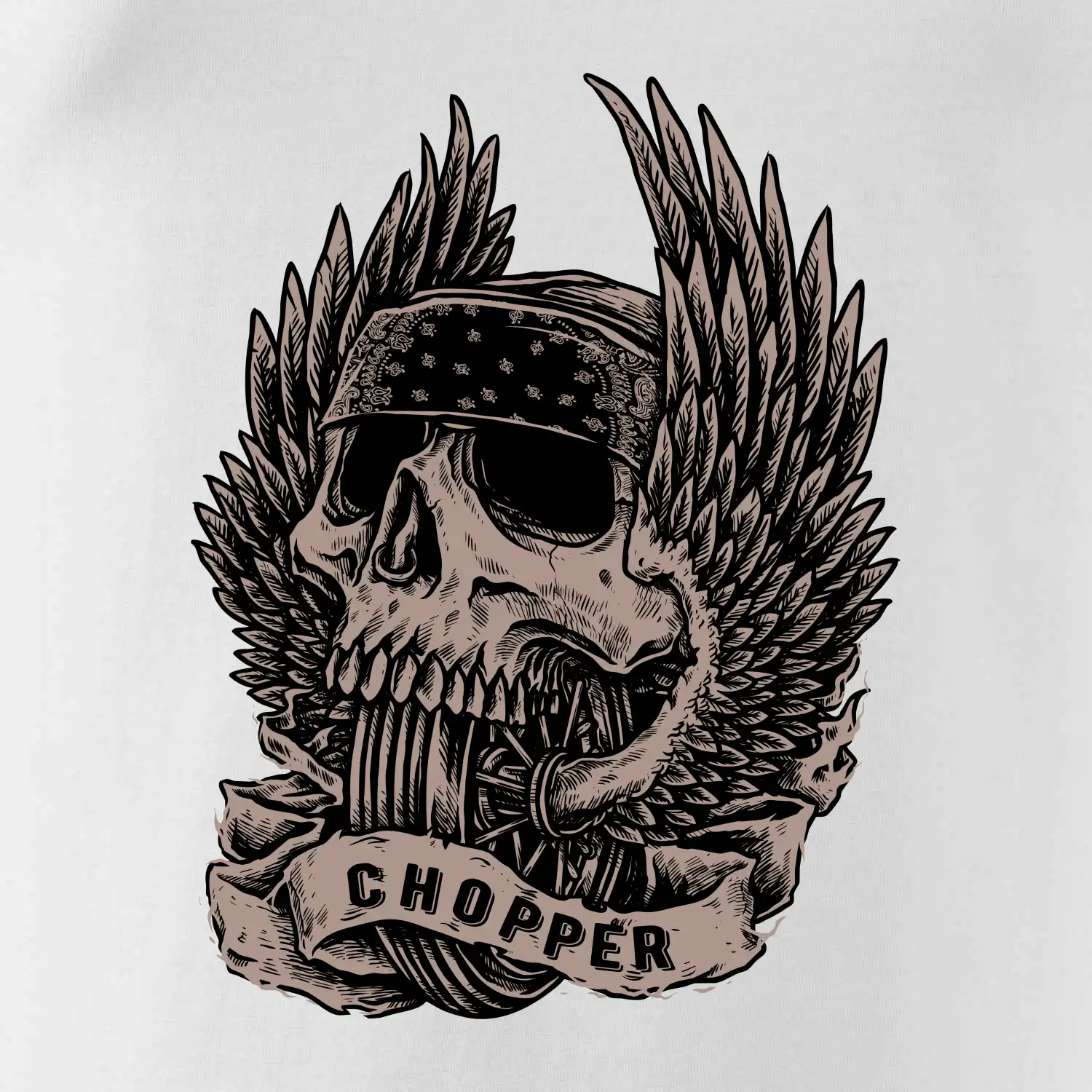 Chopper kolo křídla