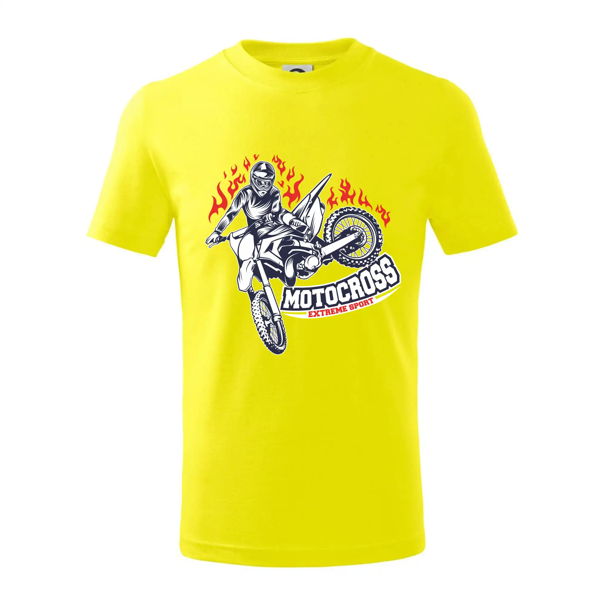 Motocross extreme sport fire