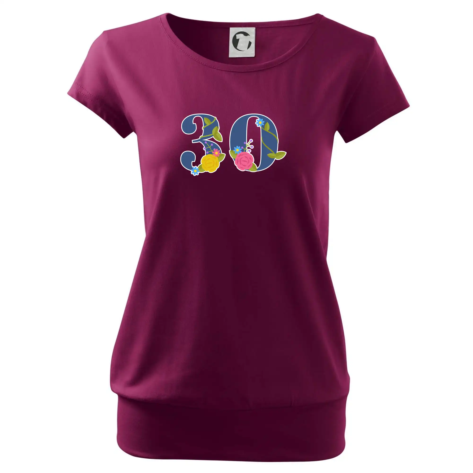 Květinové číslo kreslené - 30