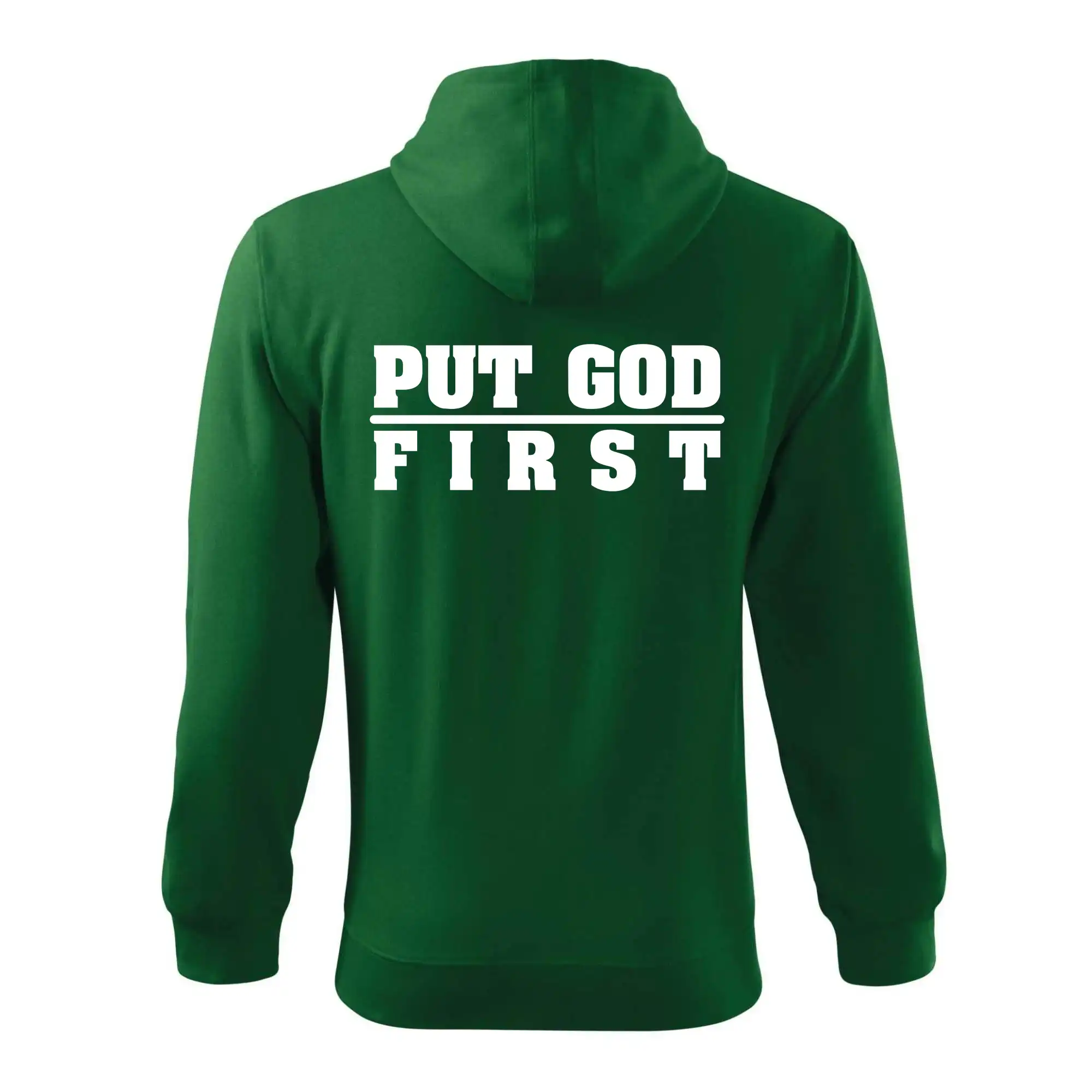 Put God first tlustý nápis
