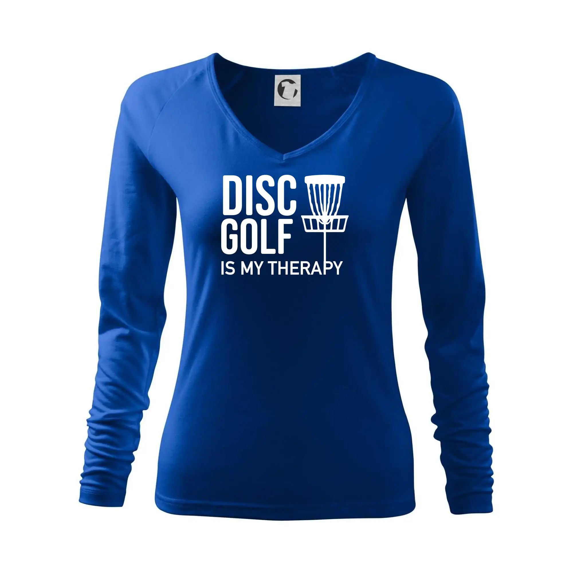 Disc golf is my therapy - Tričko dámske Elegance