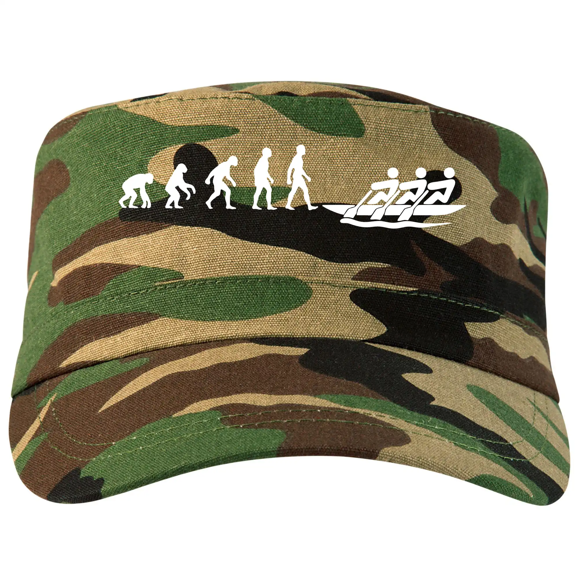 Vodácke tričká - Evolúcia veslovanie 3 ľudia - Šiltovka CAMO