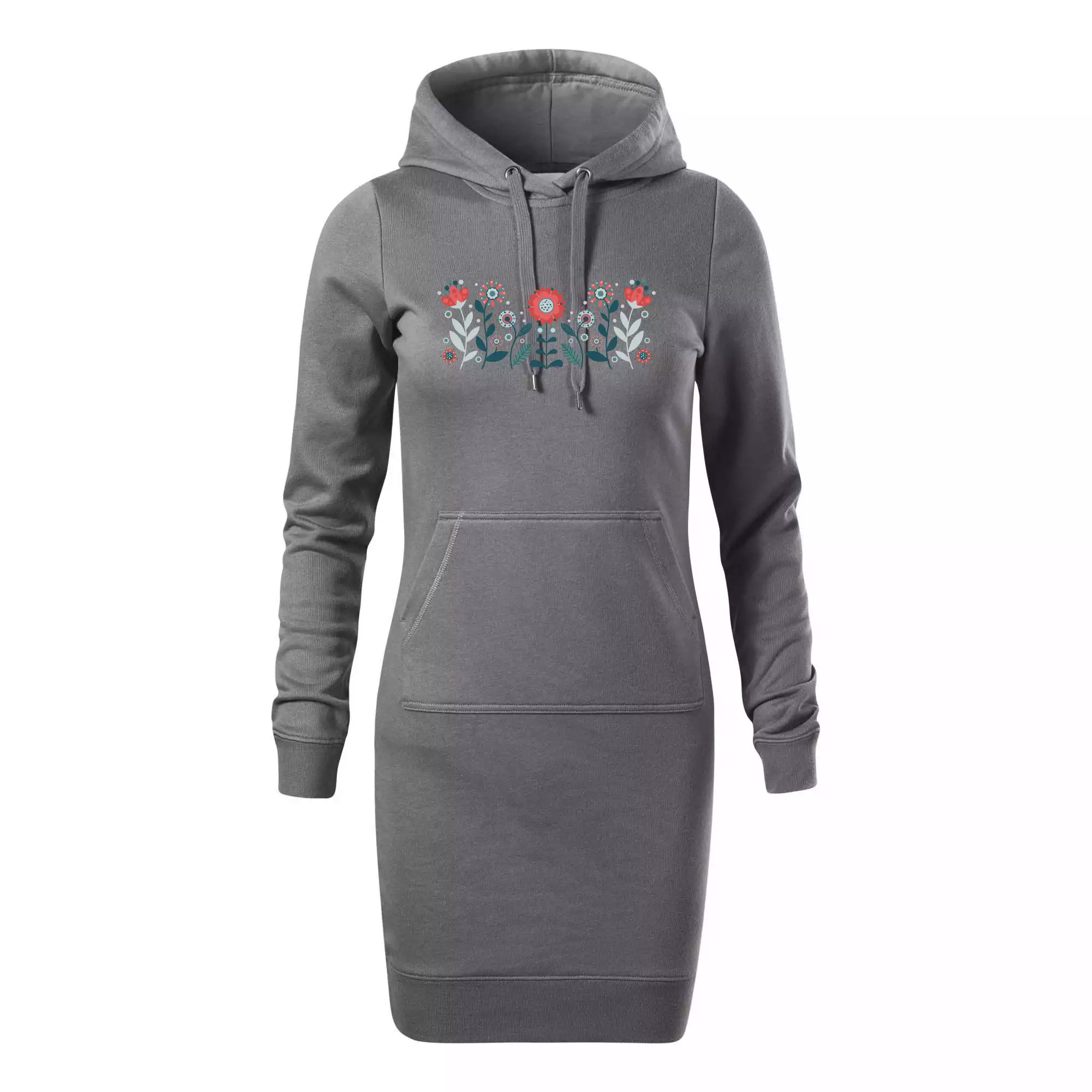 Folklor - květiny v řadě