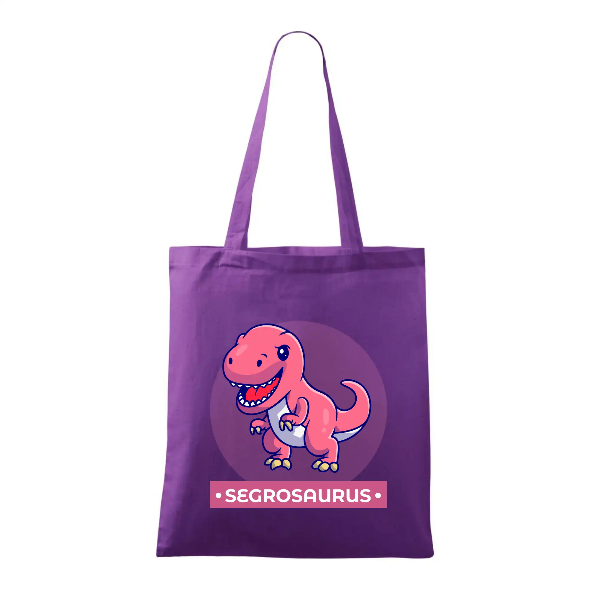 Tričká a mikiny pre dcéru - Dinosaurie rodina - segra - Taška bavlnená