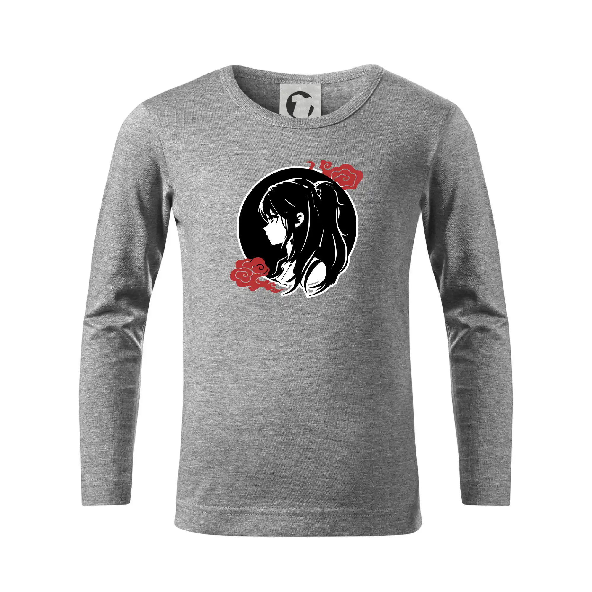 Tričká s japonskou tematikou - Anime dievča - Tričko detské Long Sleeve