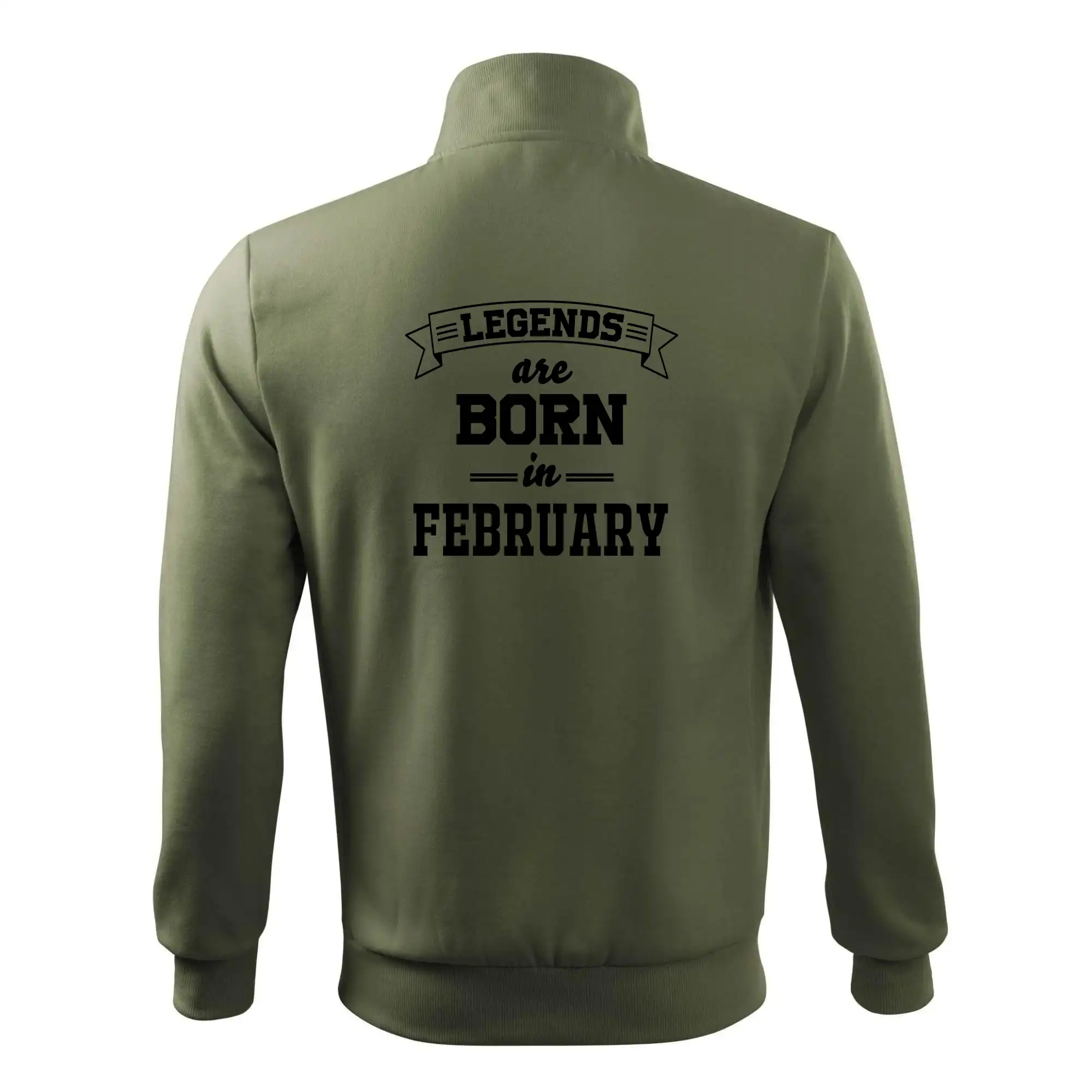 Tričká pre narodené vo februári - Legends are born in February - Mikina bez kapucne Adventure