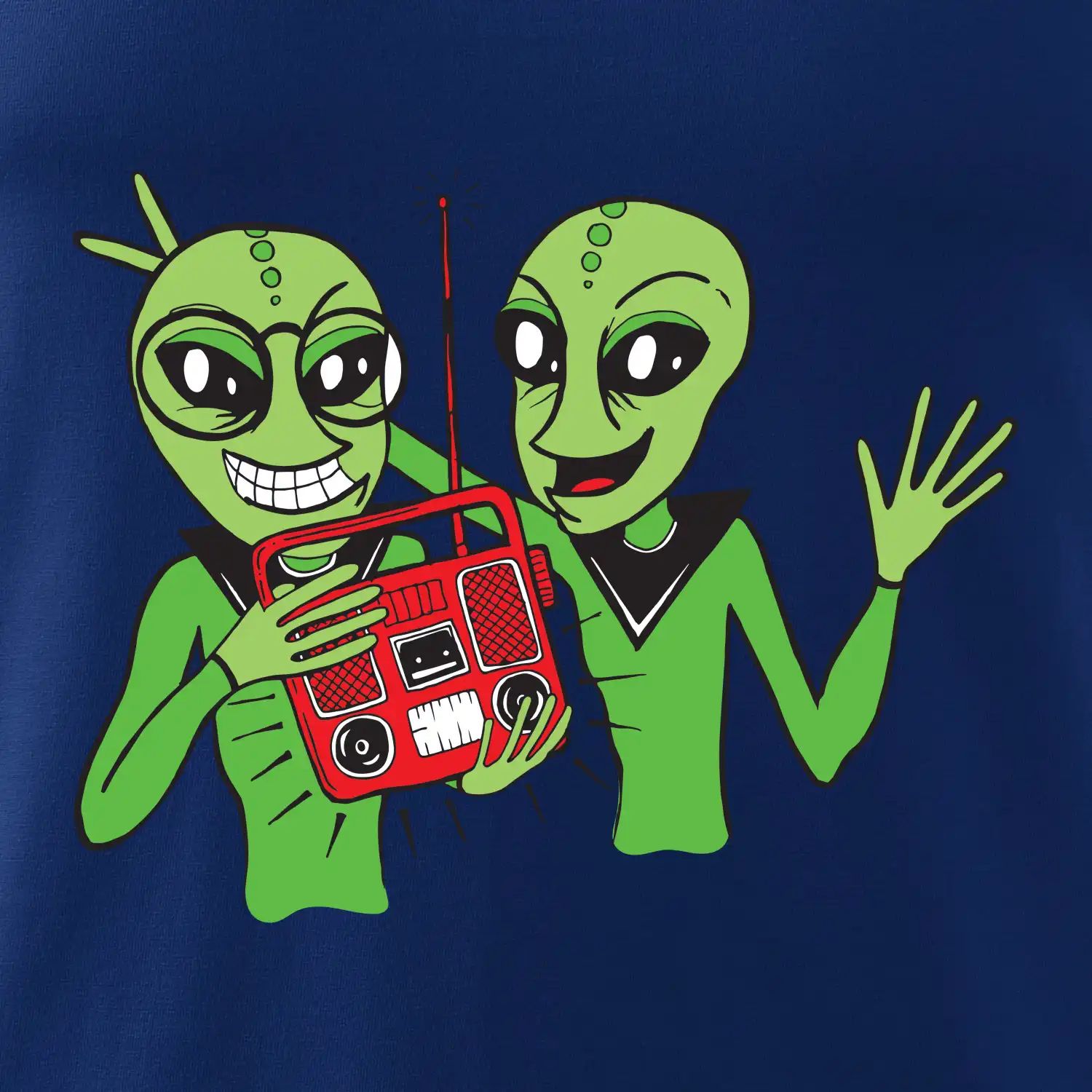 Ufo a rádio (Pecka design)