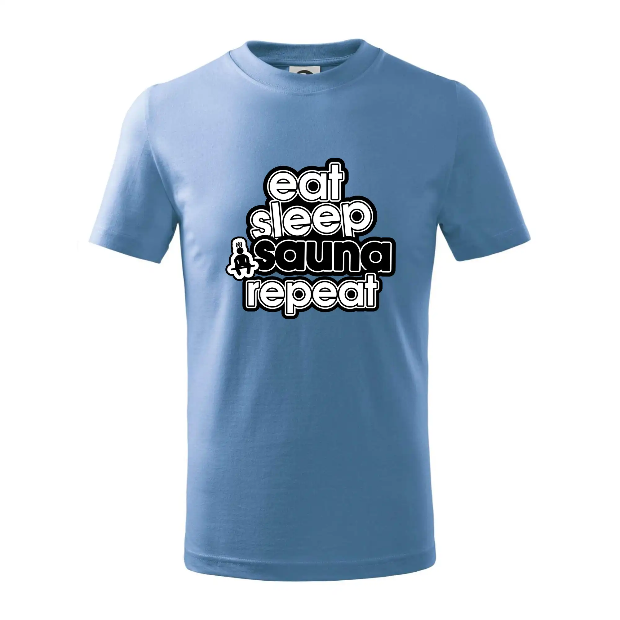Eat sleep sauna repeat - Tričko detské bavlnené