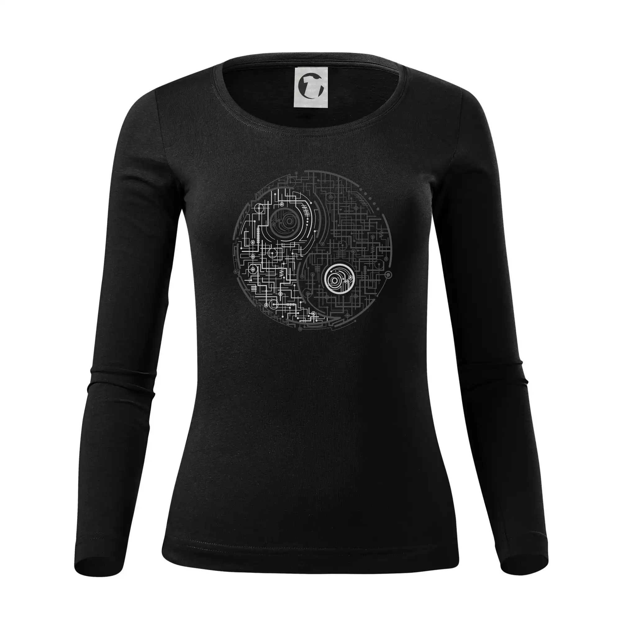 Grafické tričká - Electric Balance - Dámske tričko FIT-T LS - zužené