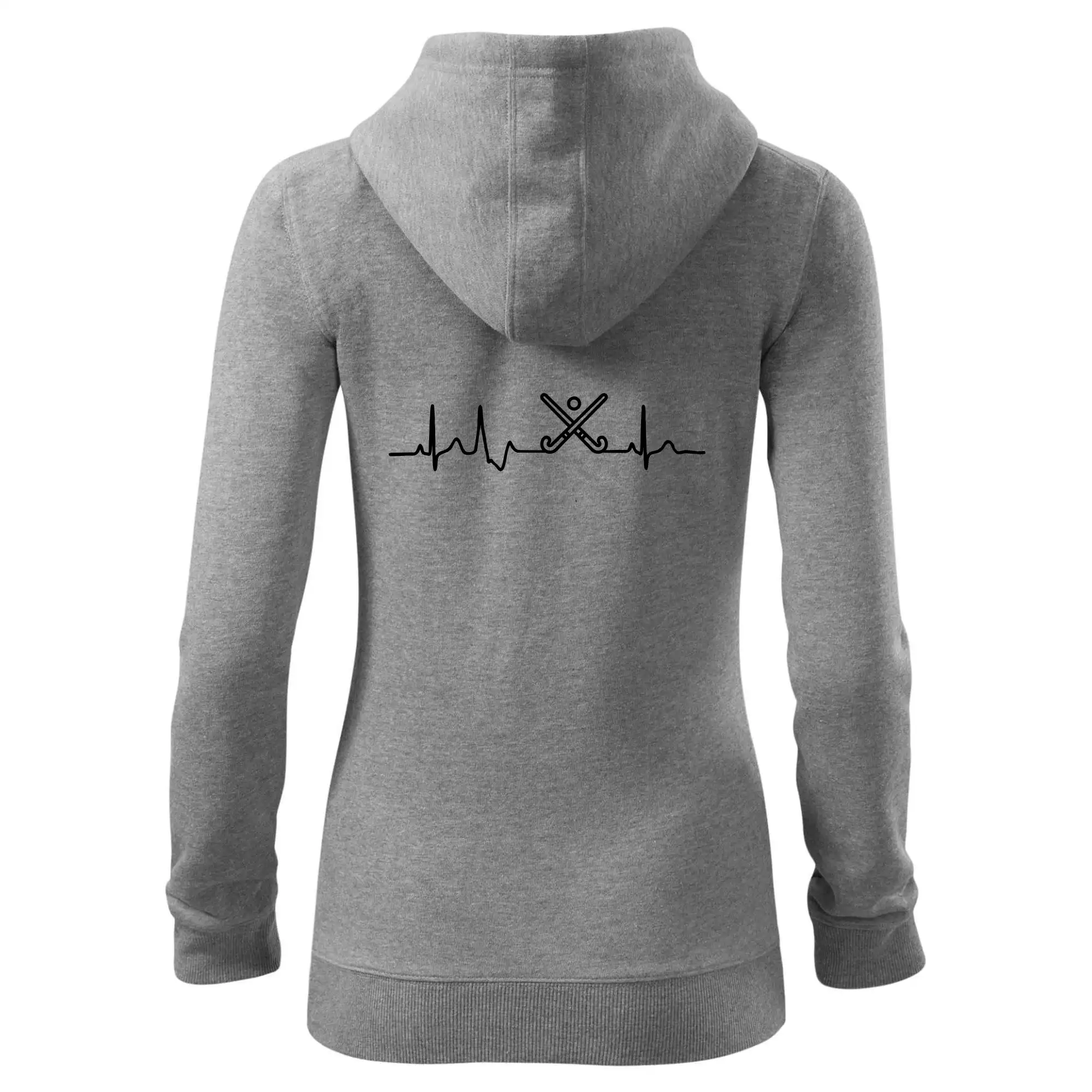 Ostatné športy - Pozemný hokej ekg - hokejky - Mikina dámska trendy zipper s kapucňou