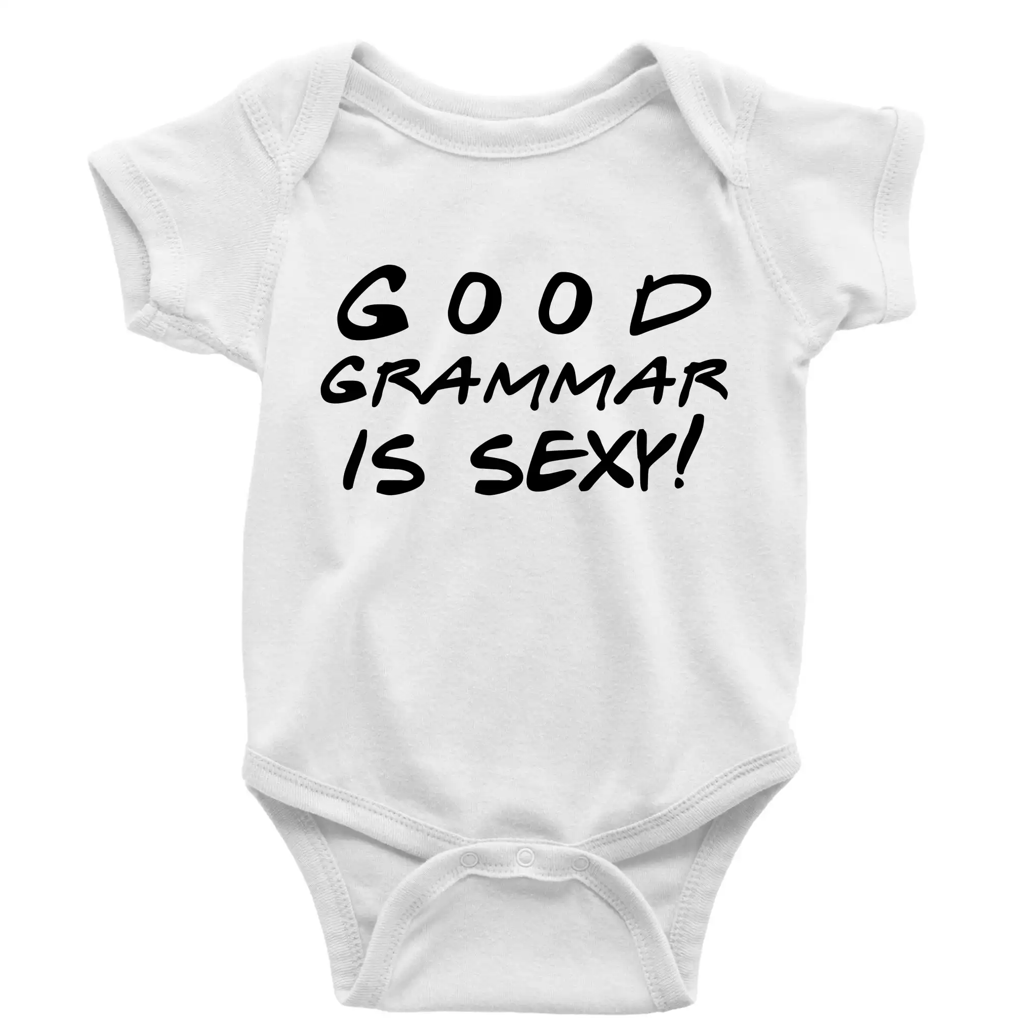 Ďalšie tričká pre školákov - Good grammar is sexy - Body dojčenské s krátkym rukávom