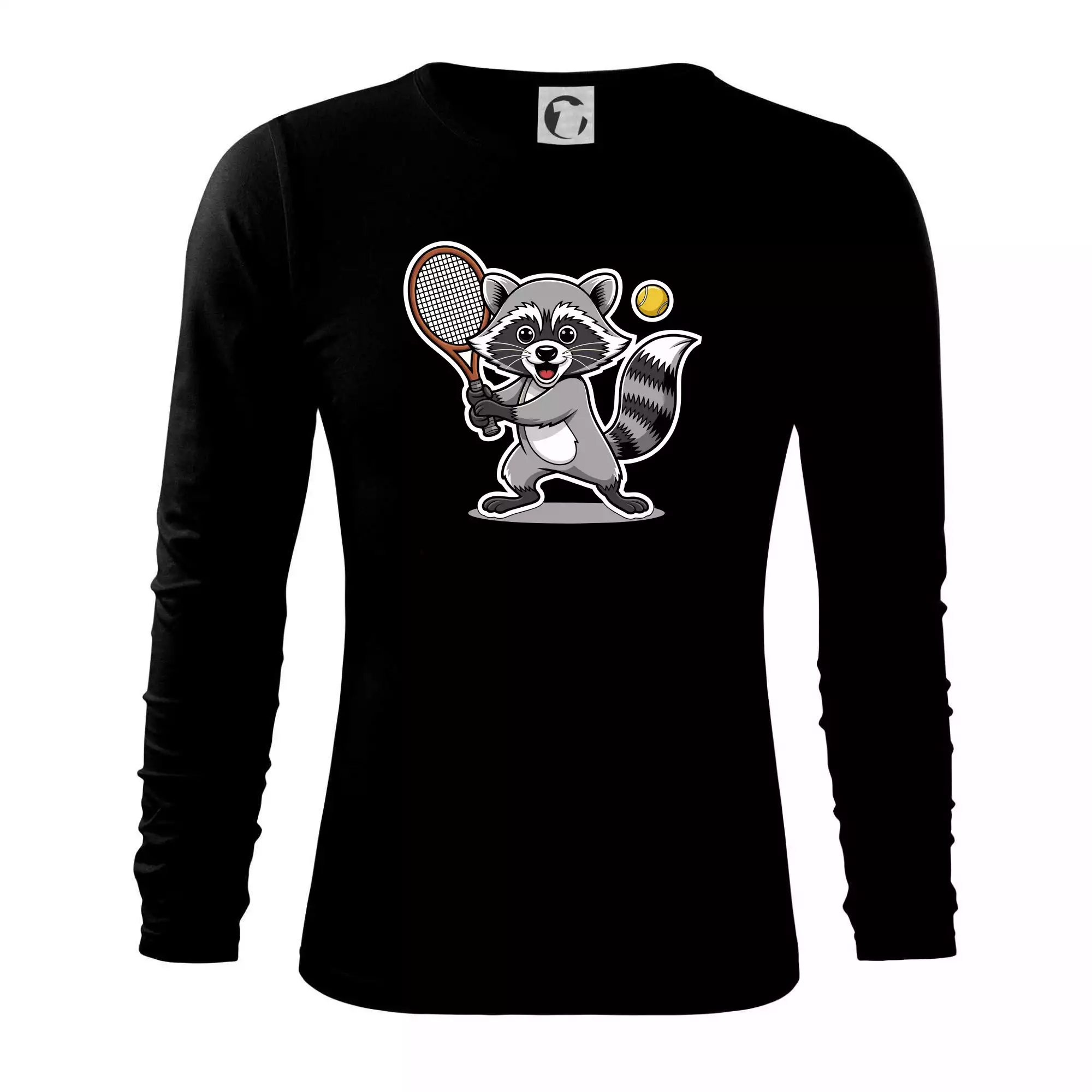 Mýval hraje tenis kreslený