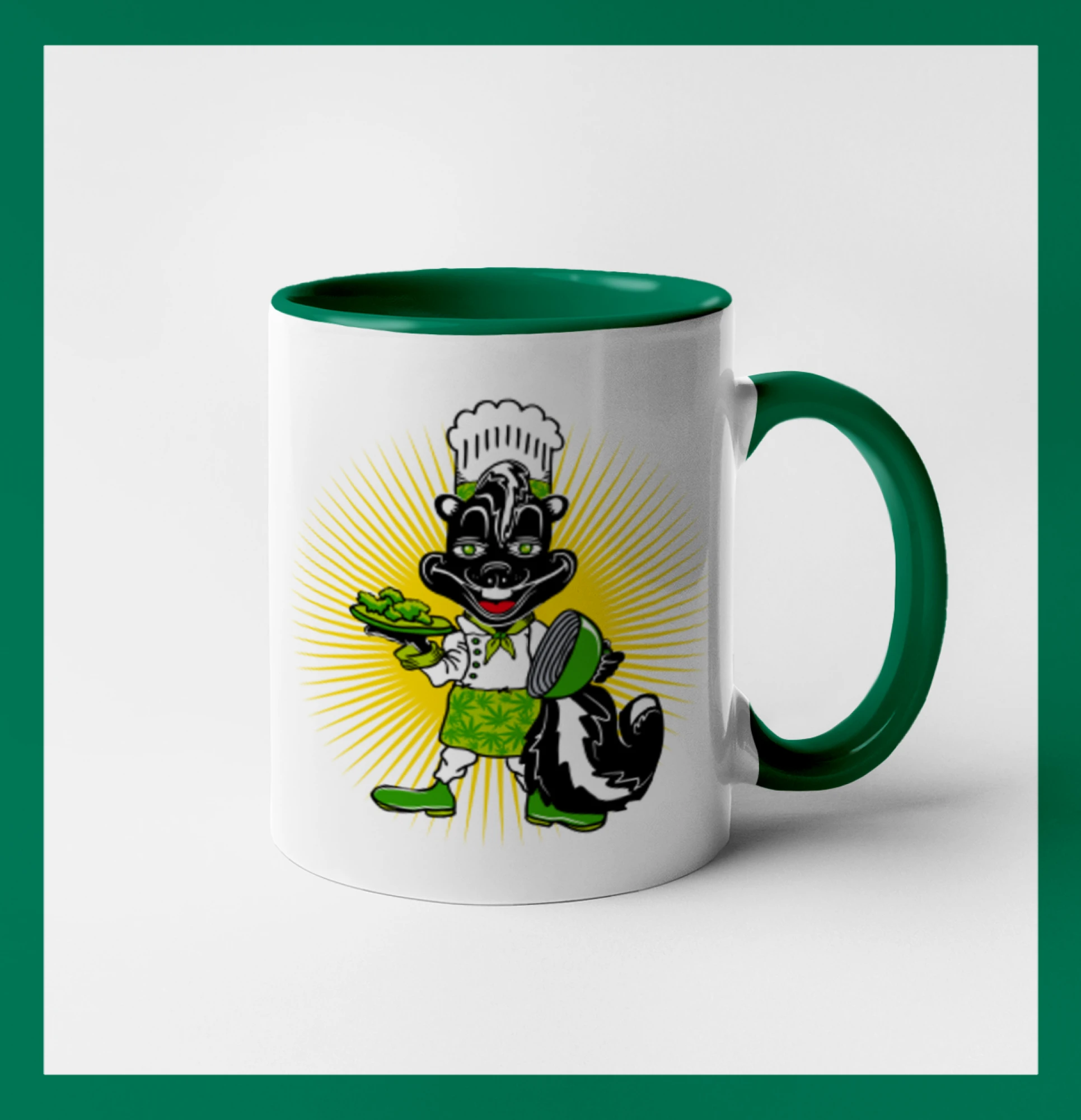Kuchár a pekár - Skunk kuchár (Pecka design) - Hrnček 