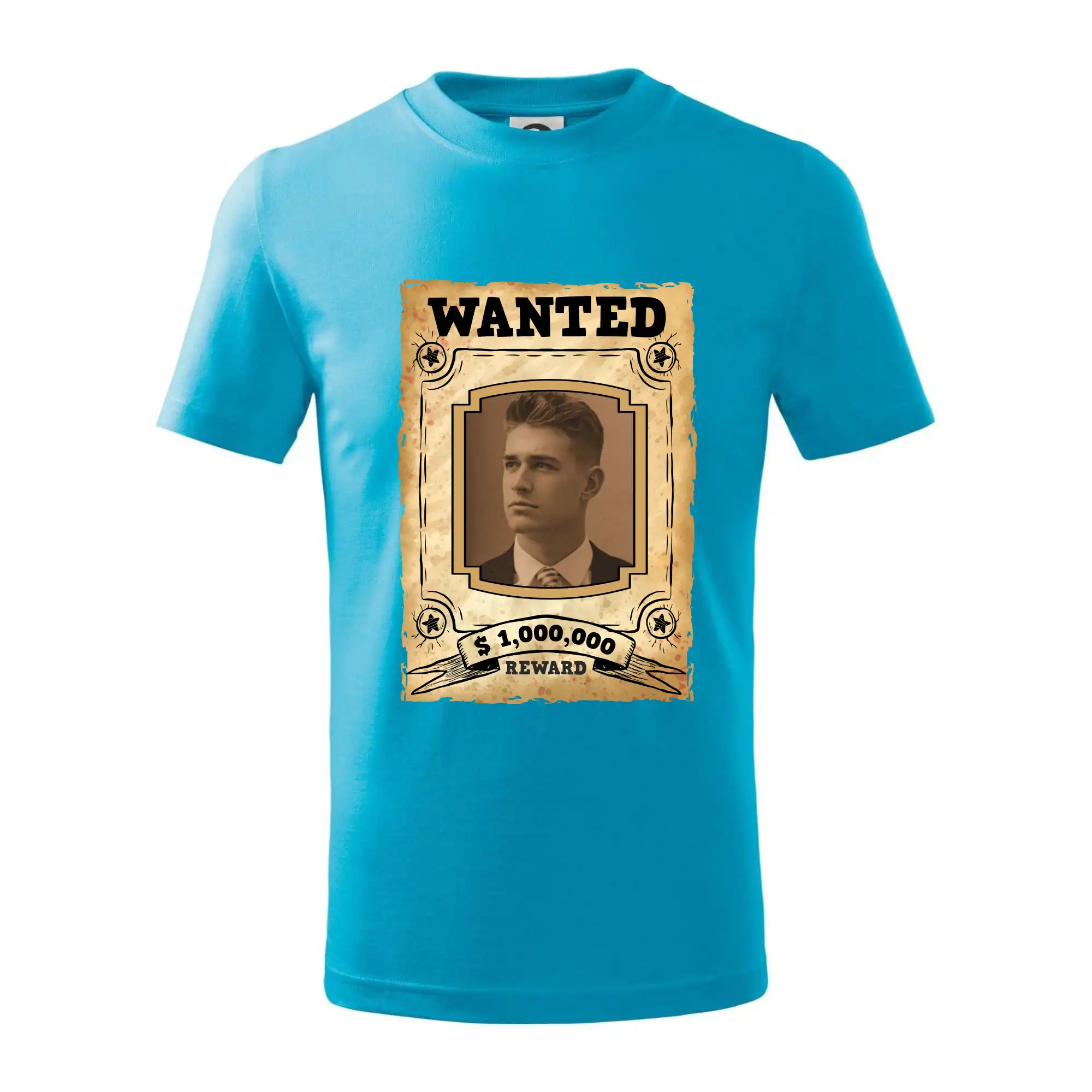 Geek Tričká - Wanted Fotka - Tričko detské bavlnené