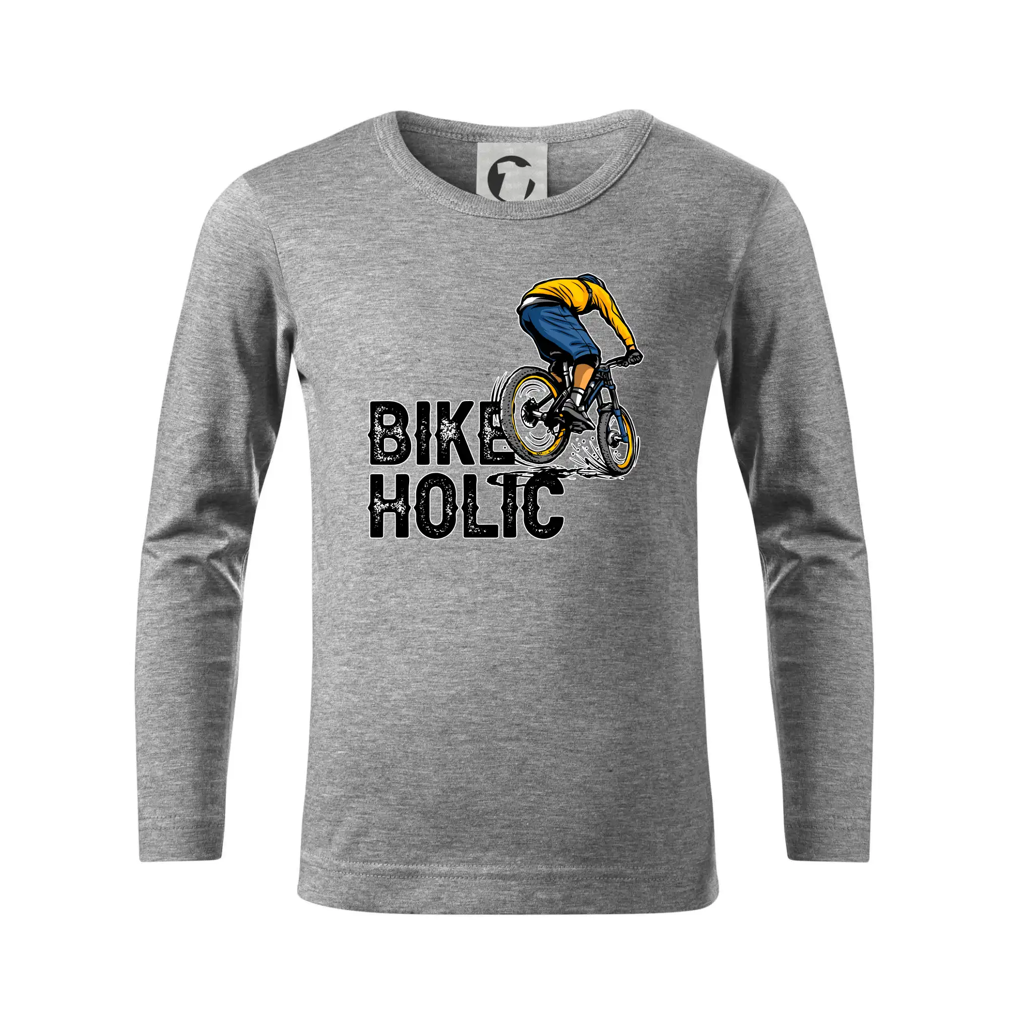 Tričko ako darček pre cyklistu - BikeHolic - Tričko detské Long Sleeve