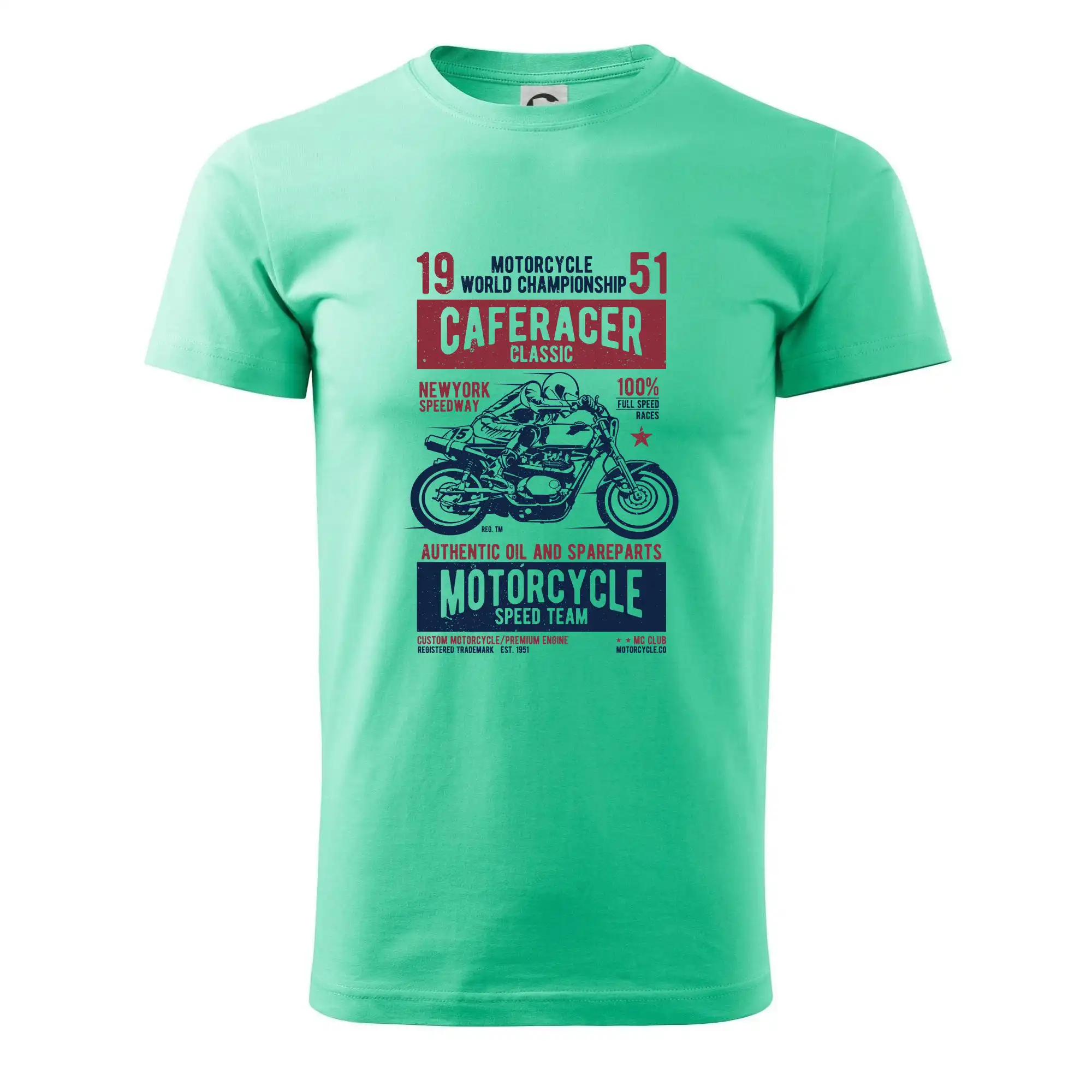 Caferacer Classic Race - Pánske tričko nižšej gramáže