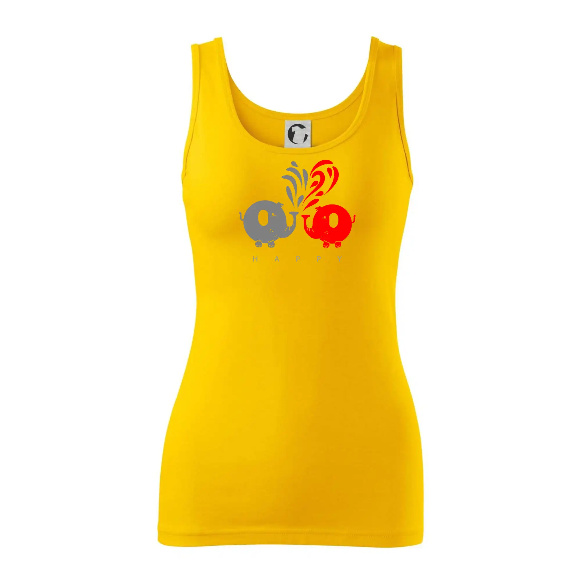 Tričká pre zamilovaných - Slon veselý - Dámske tielko