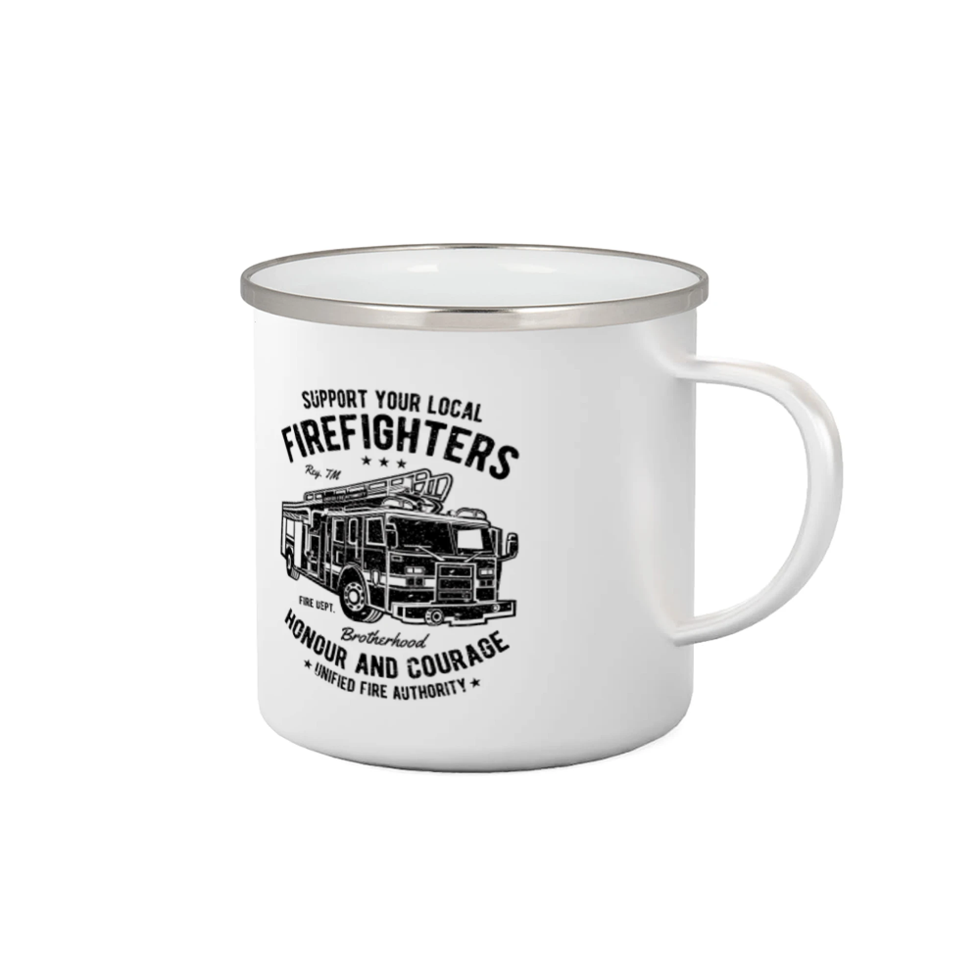 Originálne tričká pre hasičov - Fire Fighters Truck - Plecháčik